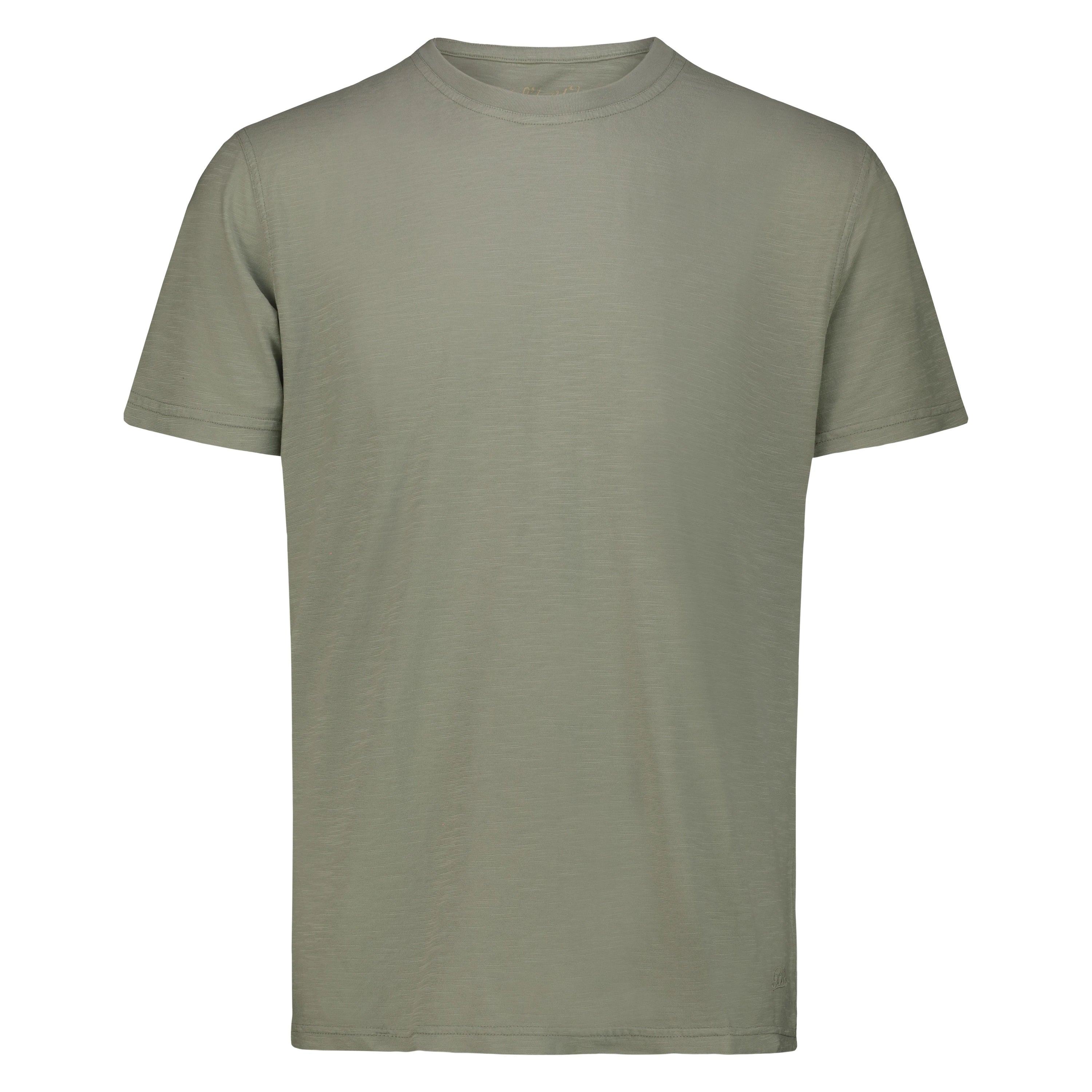 T-Shirt Casco Bay in Jersey Fiammato (Sage)