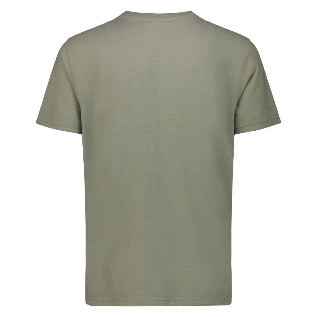 T-Shirt Casco Bay in Jersey Fiammato (Sage)