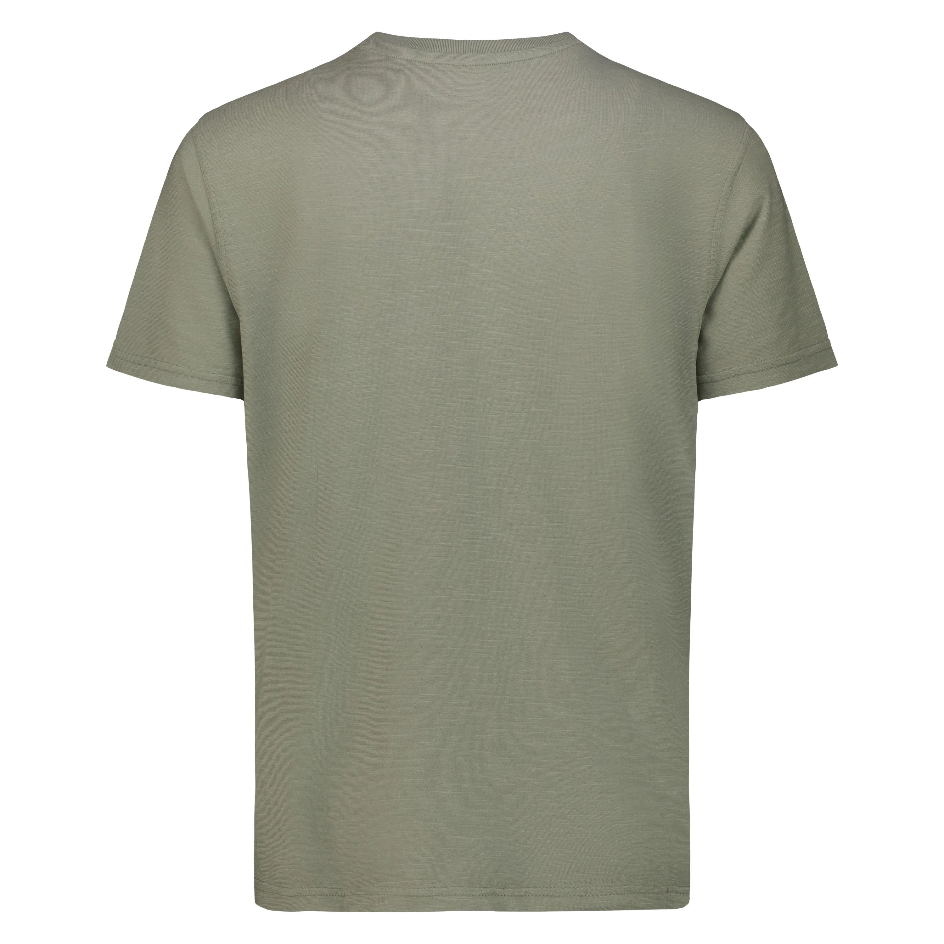 T-Shirt Casco Bay in Jersey Fiammato (Sage)