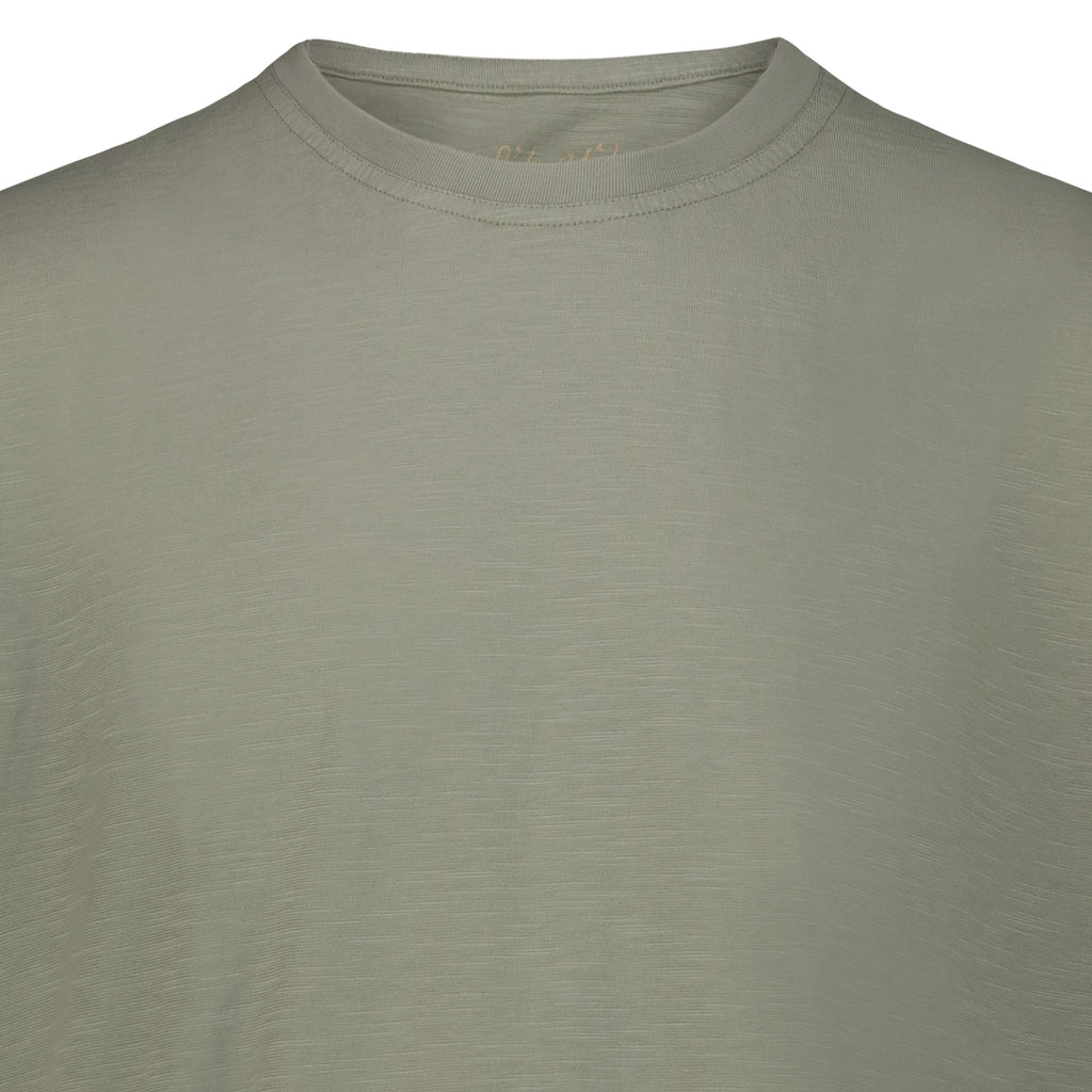 T-Shirt Casco Bay in Jersey Fiammato (Sage)