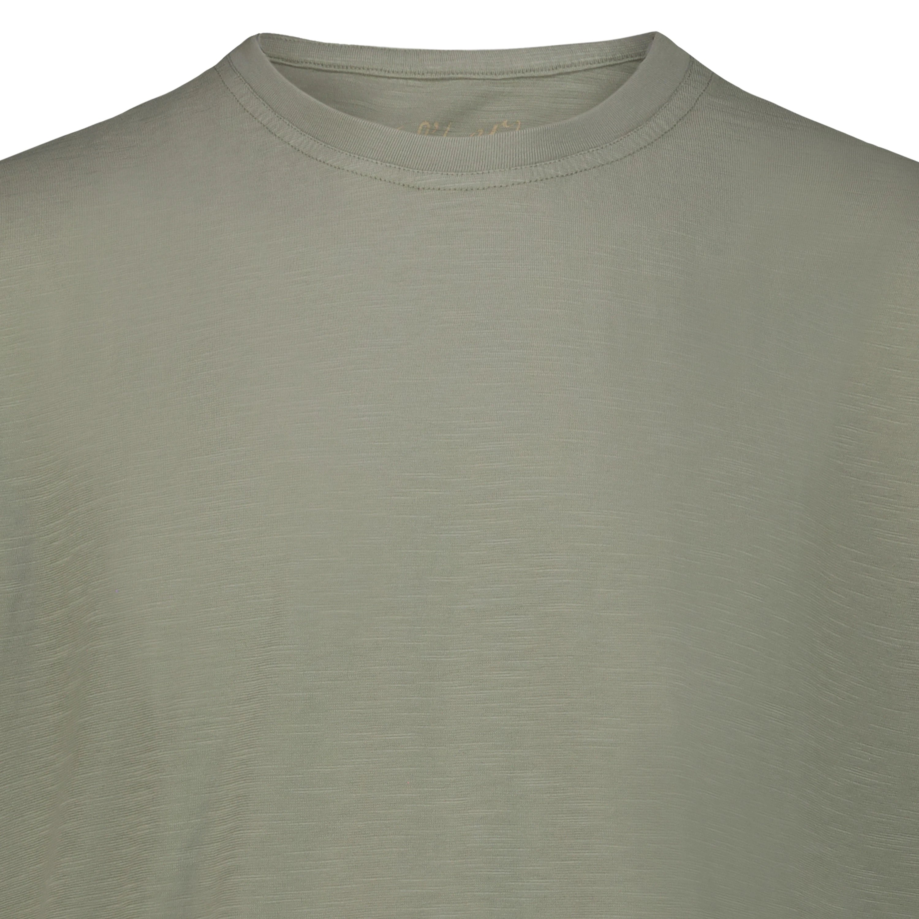 T-Shirt Casco Bay in Jersey Fiammato (Sage)