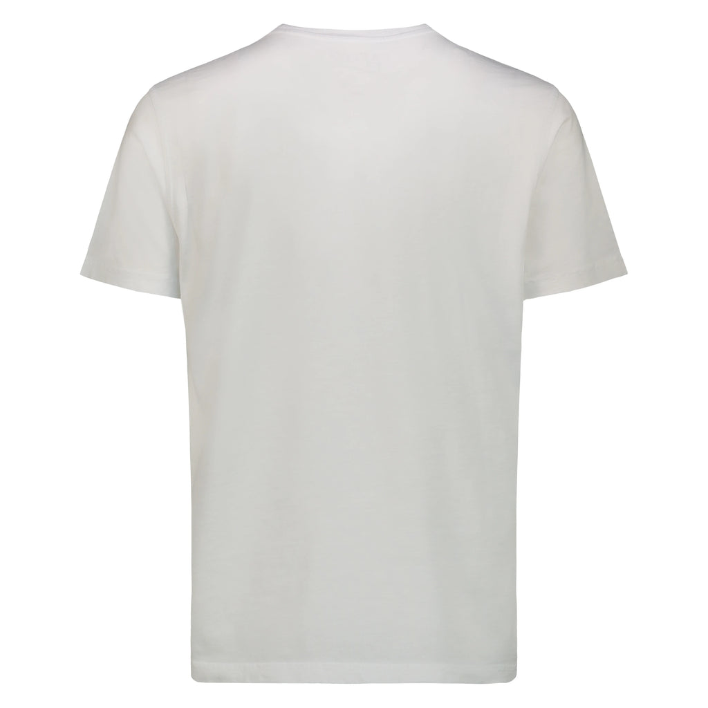T-Shirt Casco Bay in Jersey Fiammato (White)