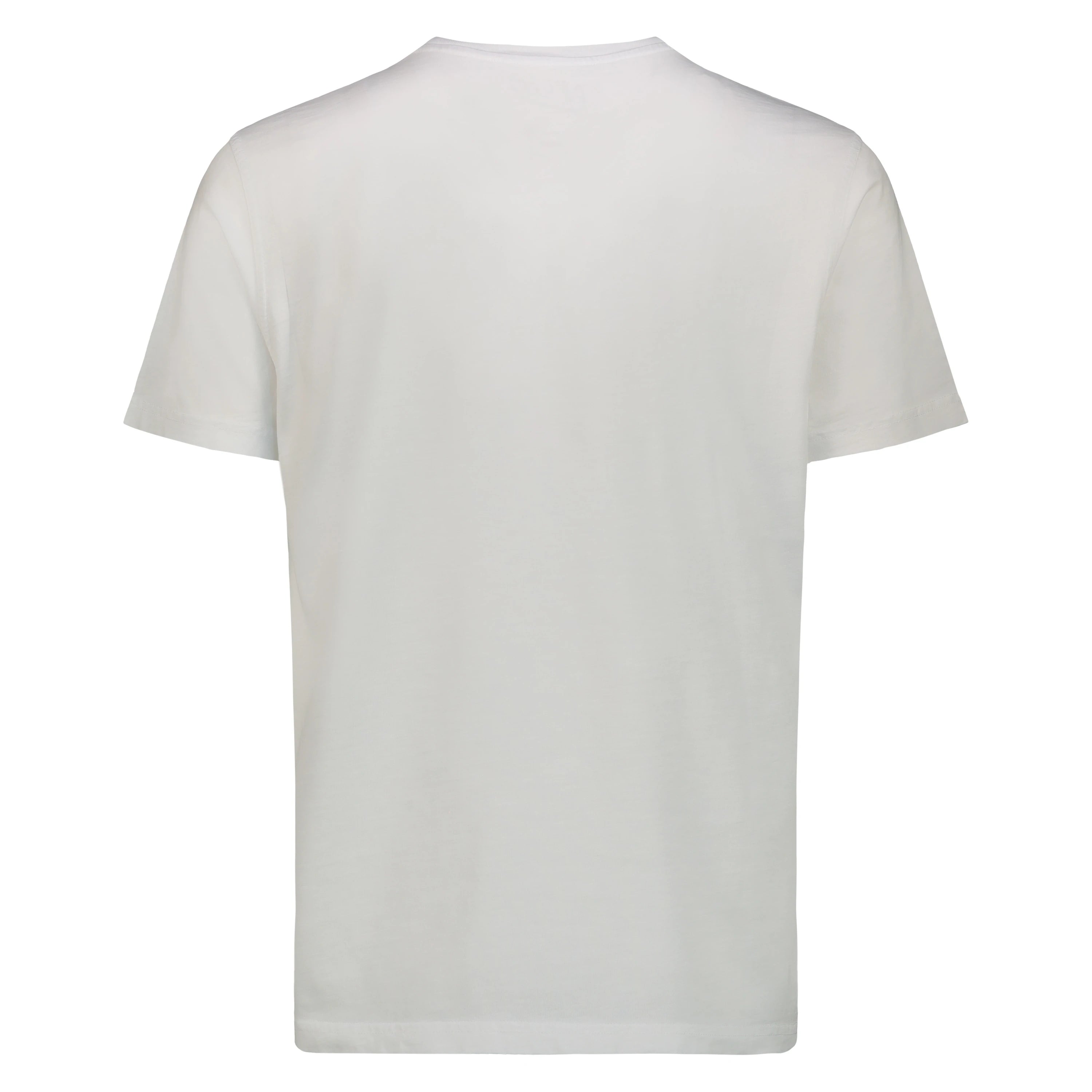 T-Shirt Casco Bay in Jersey Fiammato (White)