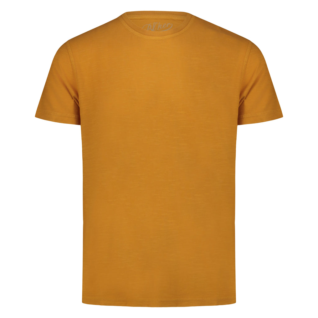 T-Shirt Casco Bay in Jersey Fiammato (Yellow)