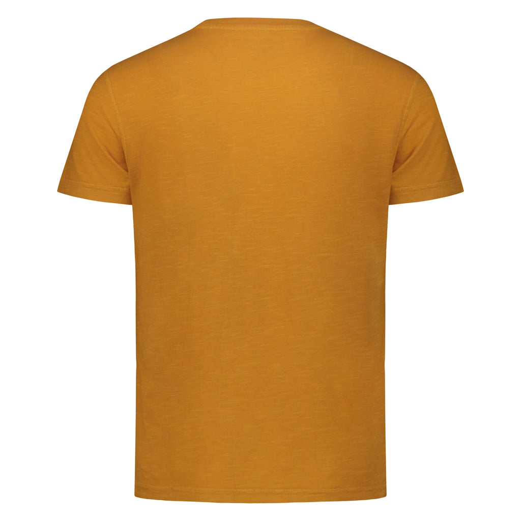 T-Shirt Casco Bay in Jersey Fiammato (Yellow)
