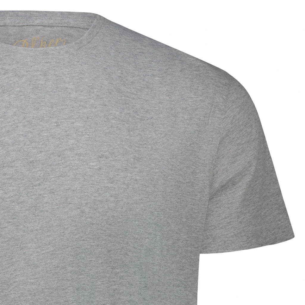 T-Shirt Freeport in Jersey (Grey Melange)
