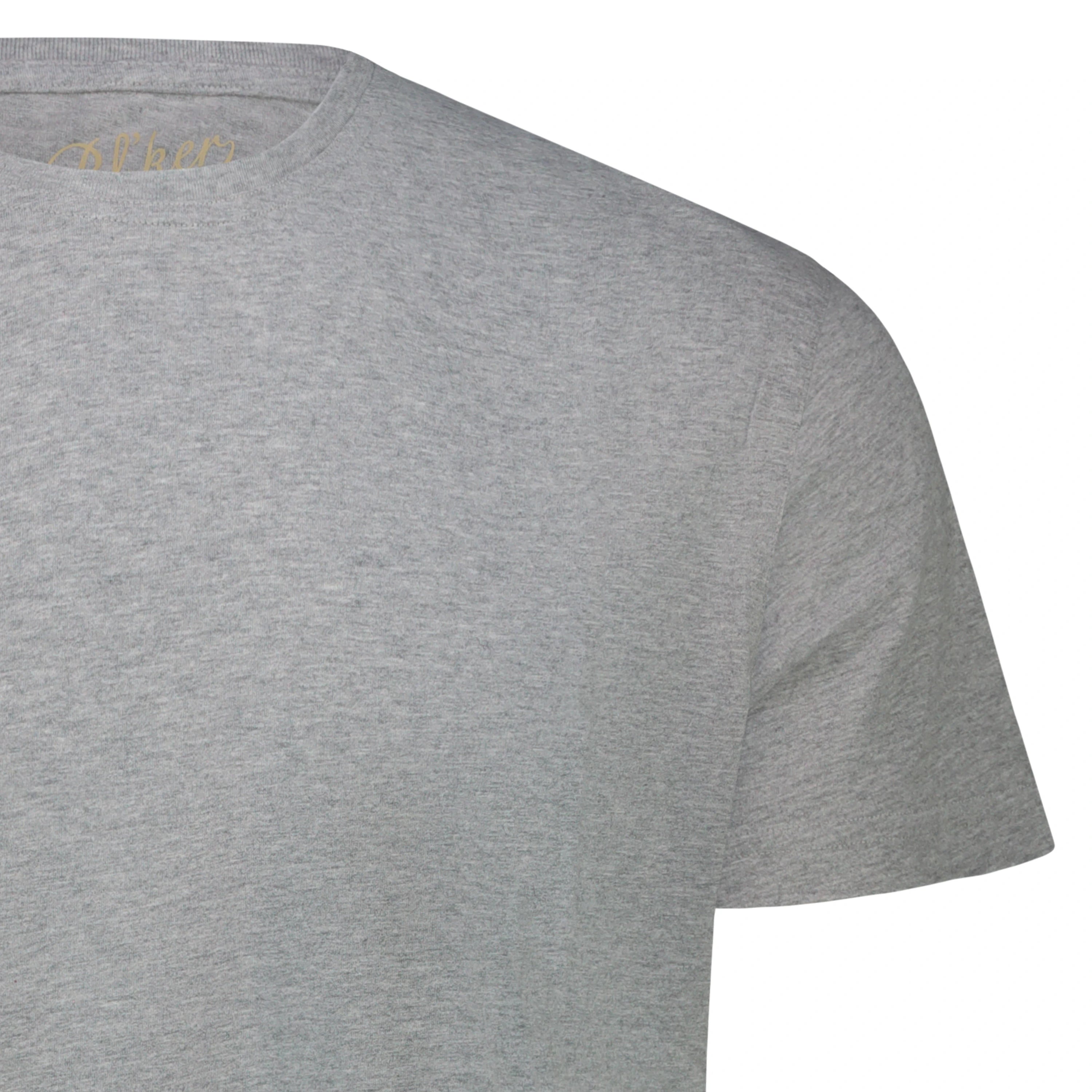 T-Shirt Freeport in Jersey (Grey Melange)