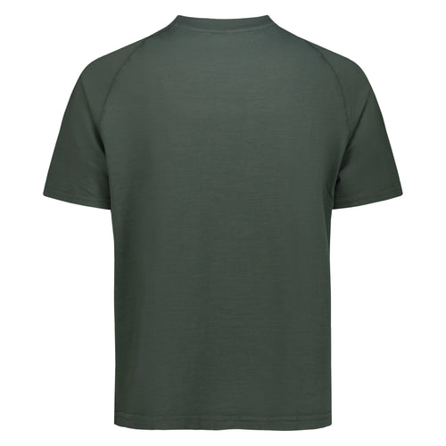 T-Shirt Raglan Brooklyn in Jersey Fiammato (Green)
