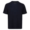 T-Shirt Raglan Brooklyn in Jersey Fiammato (Navy)