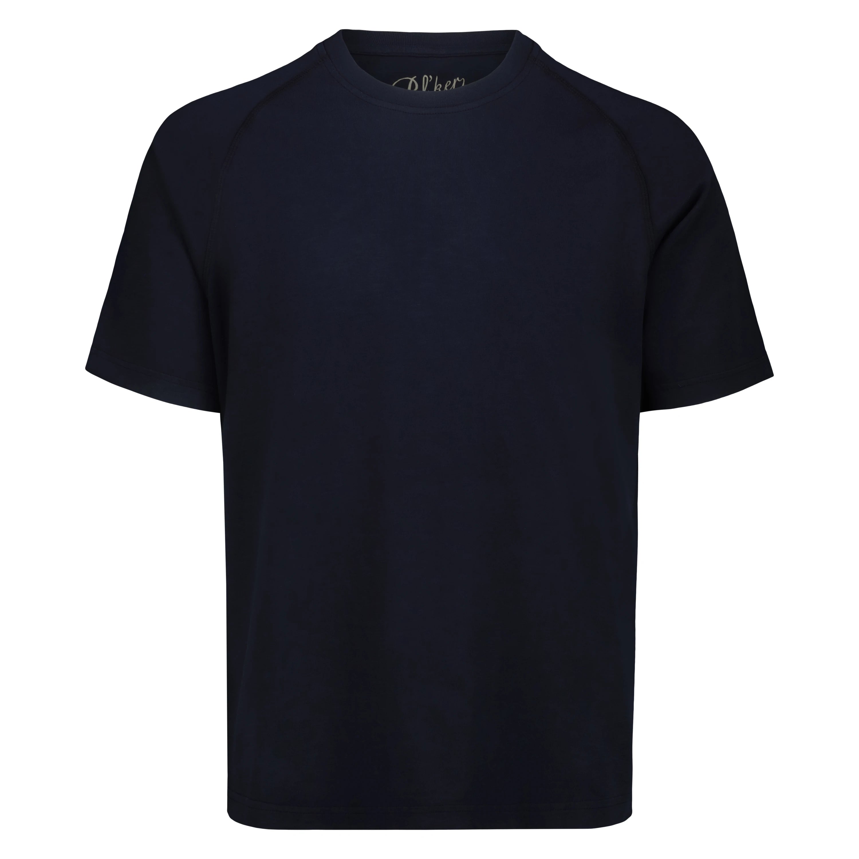T-Shirt Raglan Brooklyn in Jersey Fiammato (Navy)