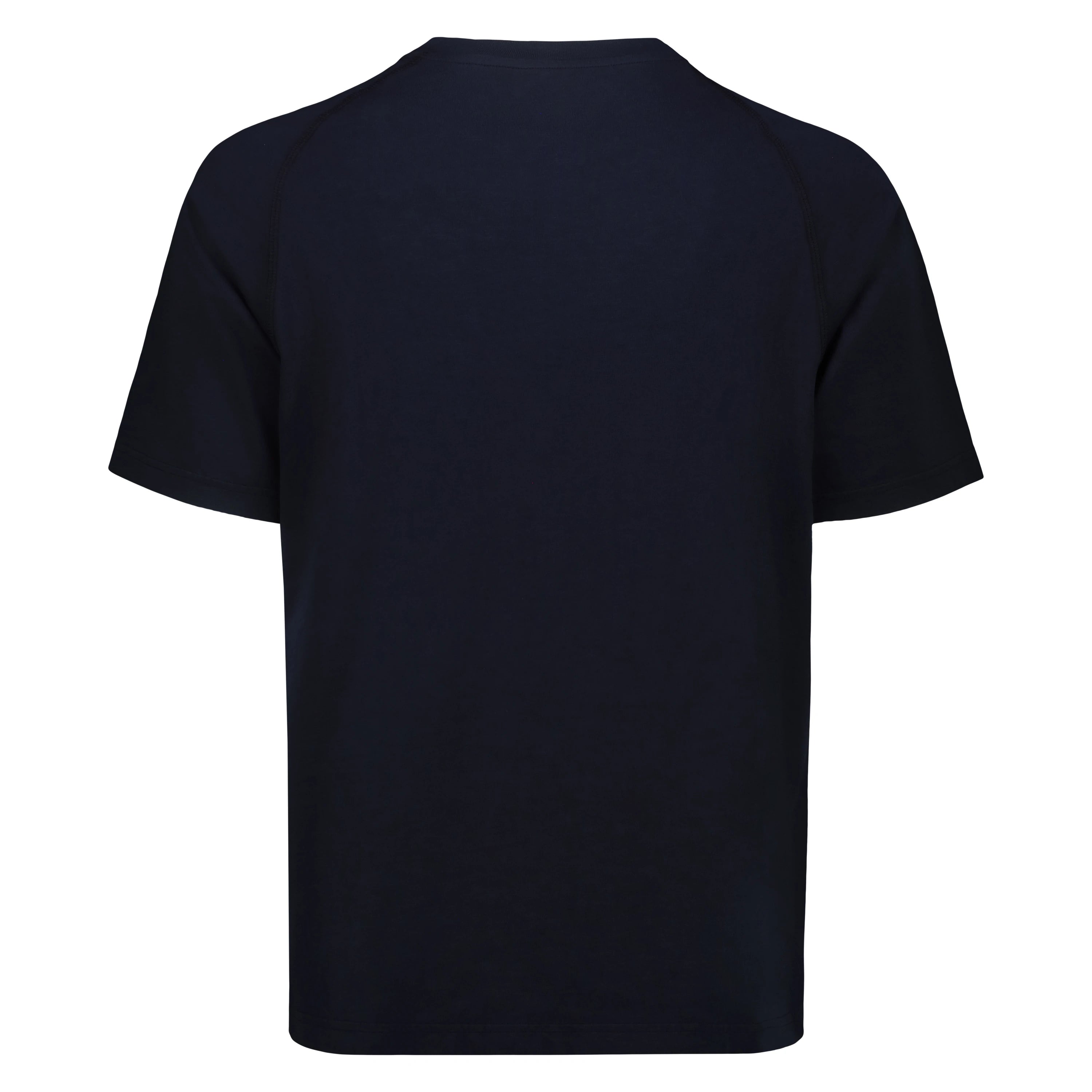 T-Shirt Raglan Brooklyn in Jersey Fiammato (Navy)
