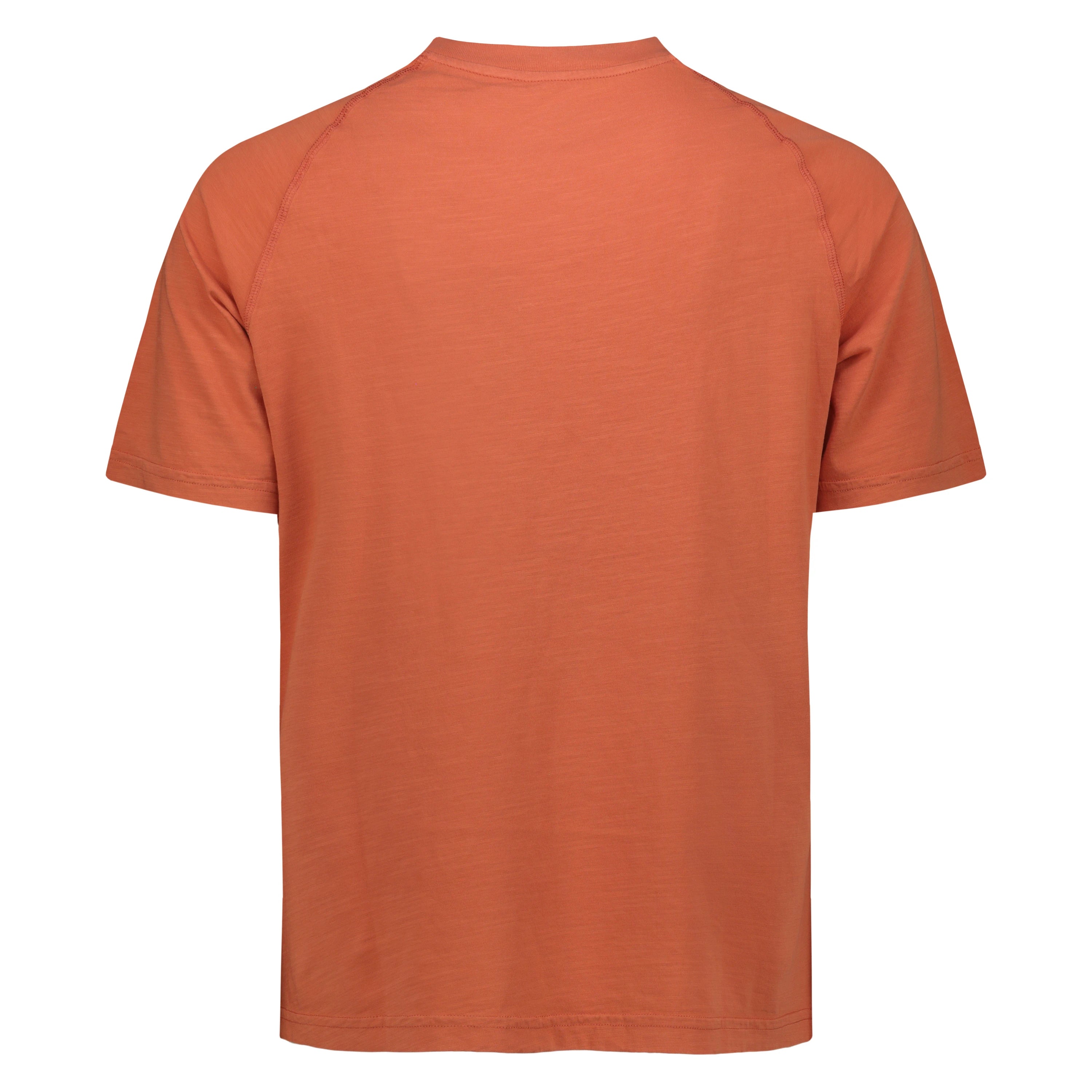 T-Shirt Raglan Brooklyn in Jersey Fiammato (Orange)
