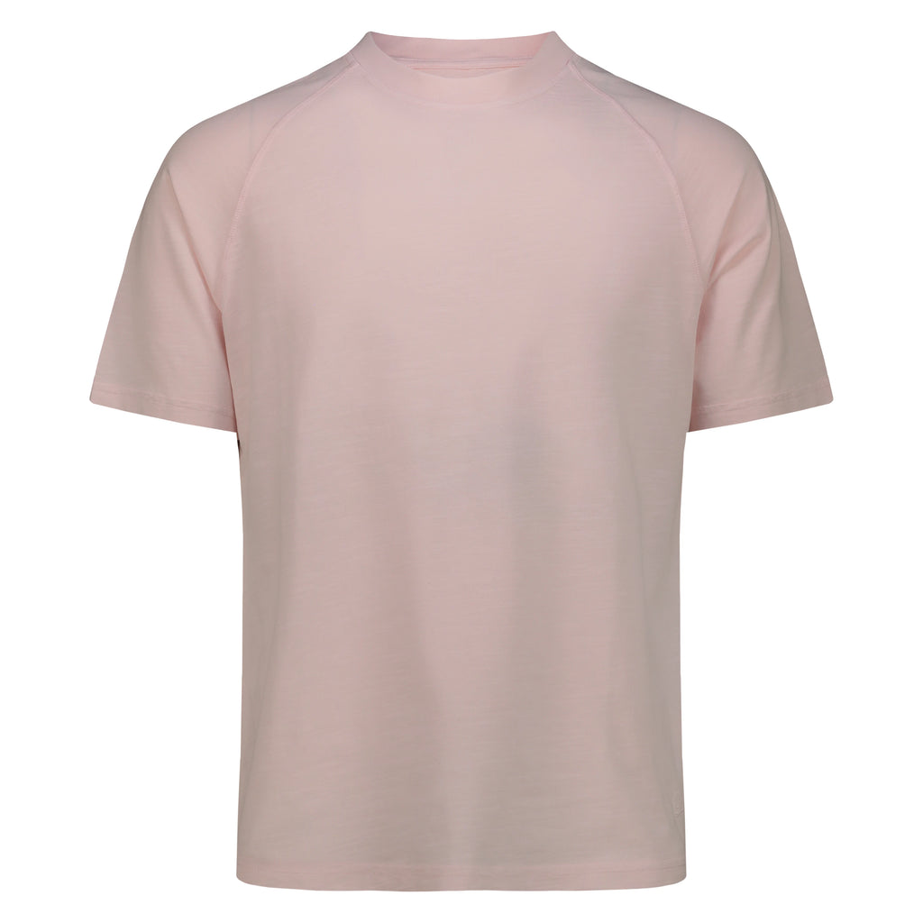 T-Shirt Raglan Brooklyn in Jersey Fiammato (Pink)