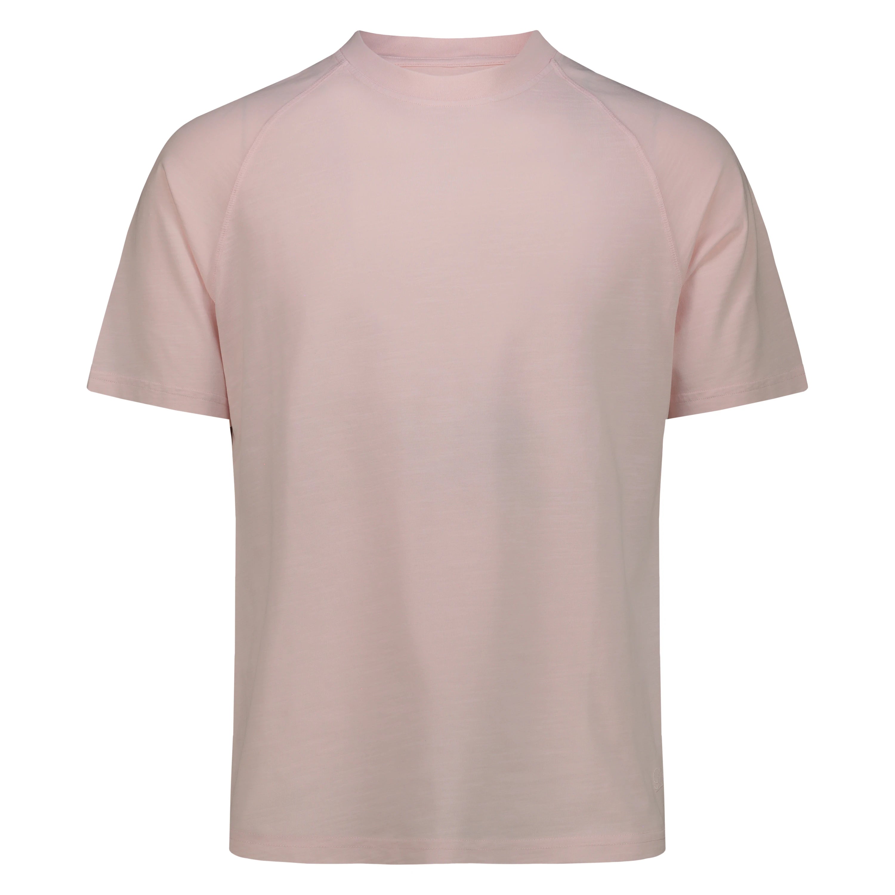 T-Shirt Raglan Brooklyn in Jersey Fiammato (Pink)