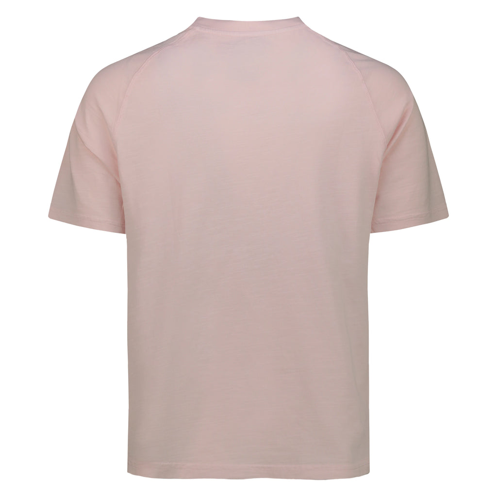 T-Shirt Raglan Brooklyn in Jersey Fiammato (Pink)