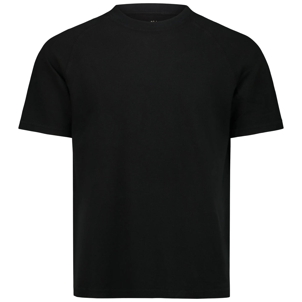 T-shirt Raglan Over Brooklyn in Jersey Vintage (Black)