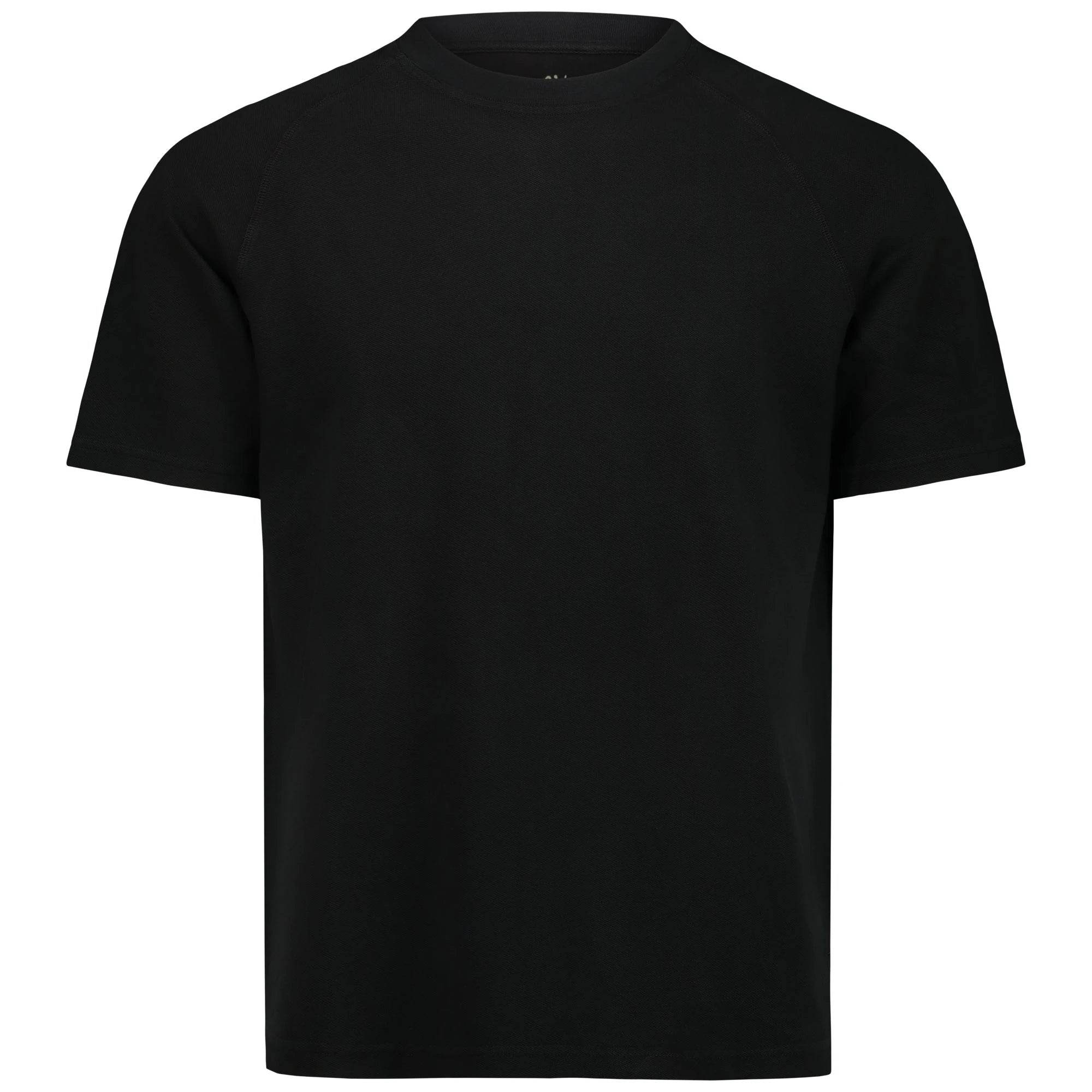 T-shirt Raglan Over Brooklyn in Jersey Vintage (Black)