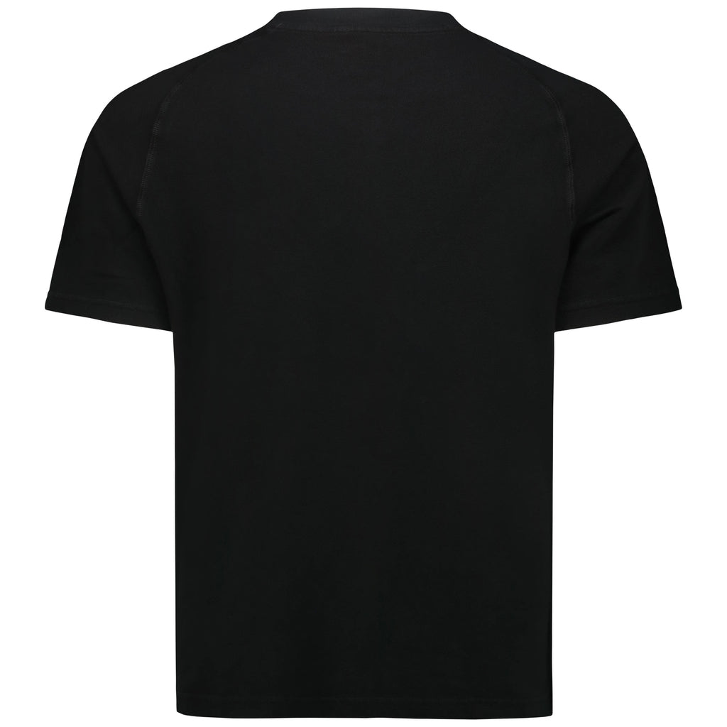 T-shirt Raglan Over Brooklyn in Jersey Vintage (Black)