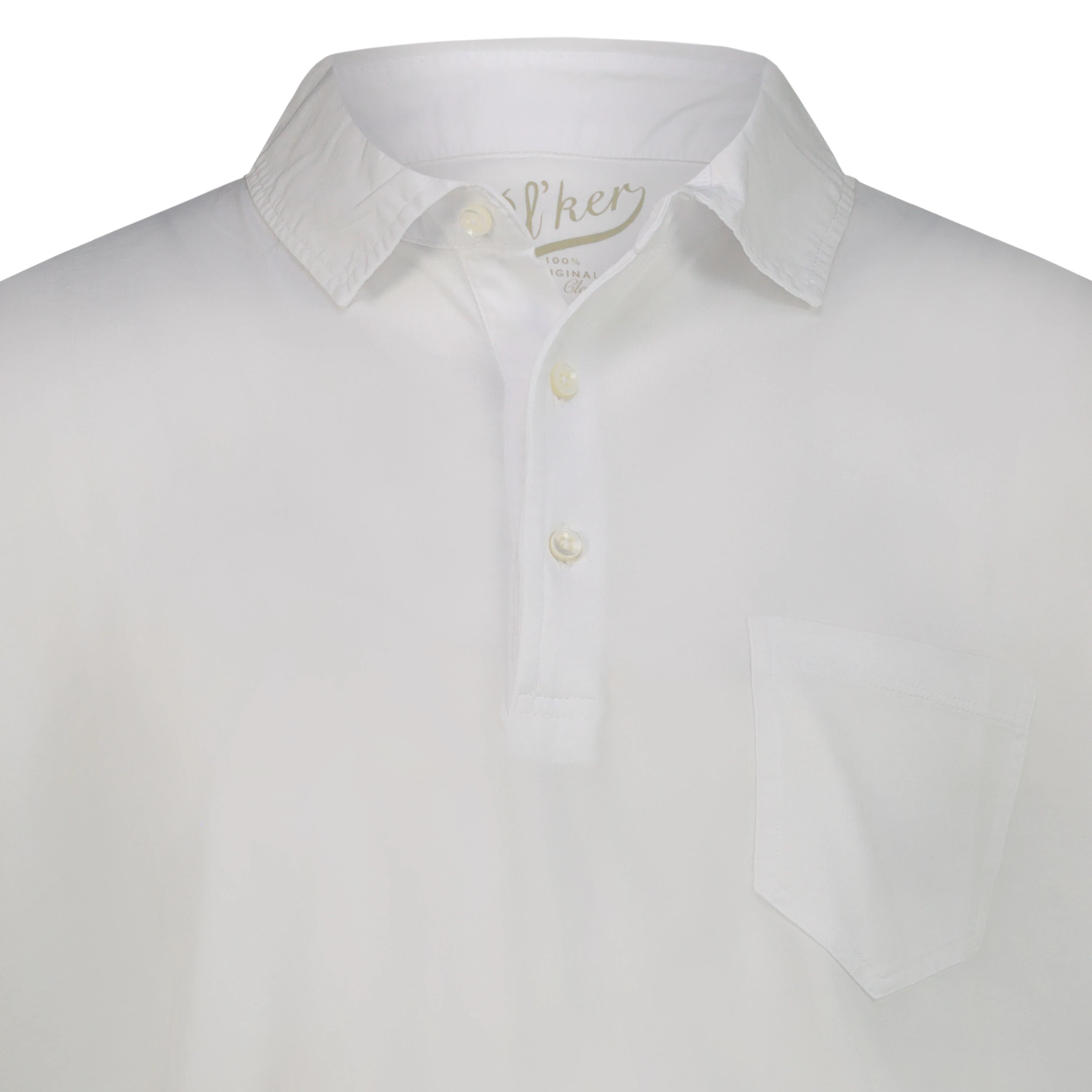 Polo Cape Cod in Jersey con Taschino (White)