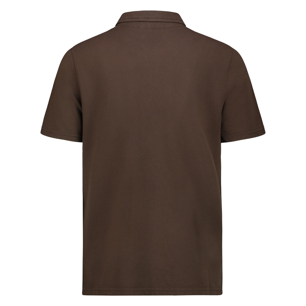 Polo Skipper Rockland in Piquet (Dark Brown)