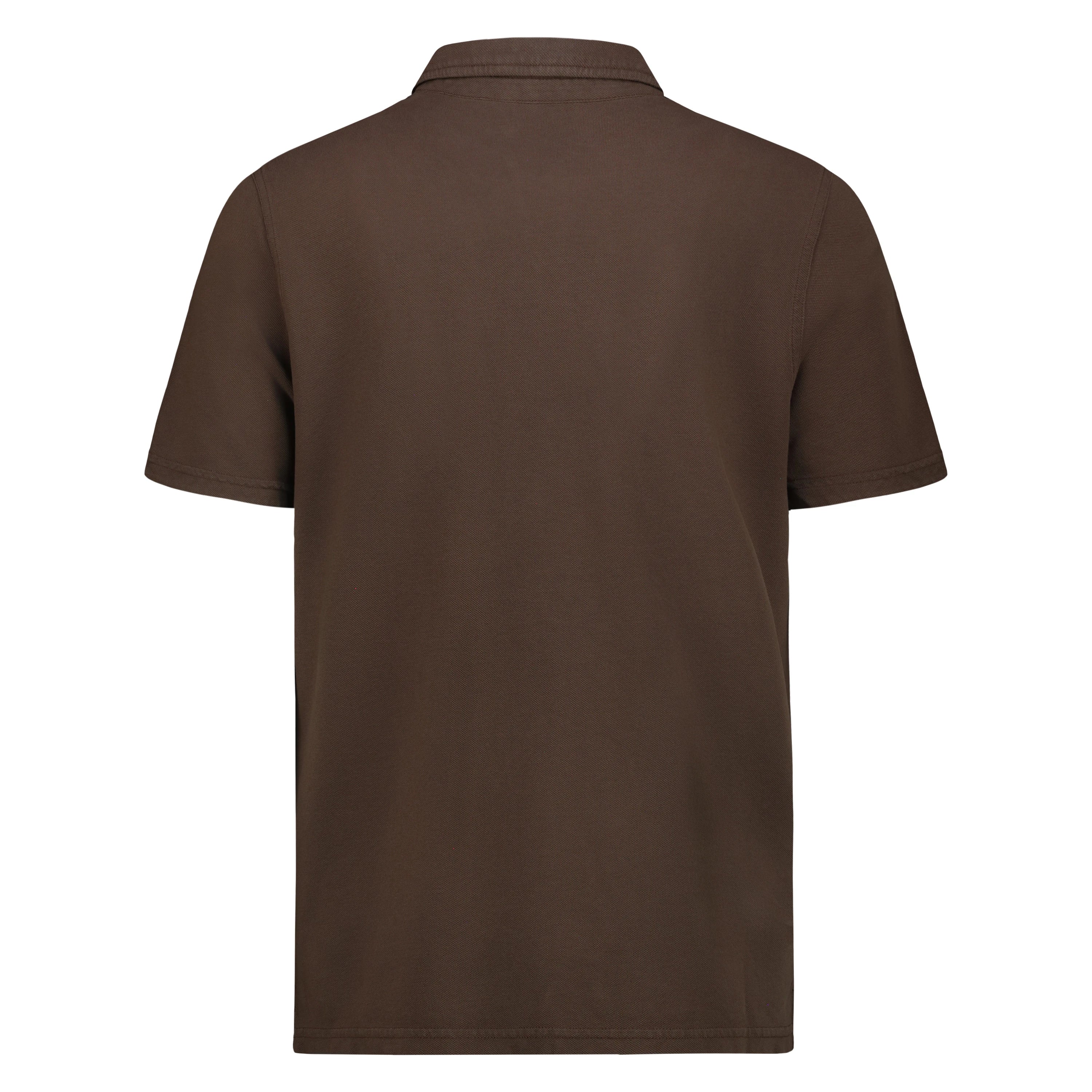 Polo Skipper Rockland in Piquet (Dark Brown)