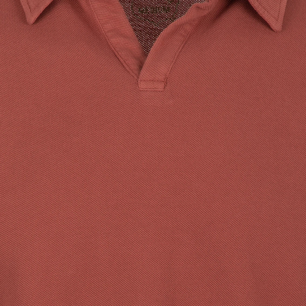 Polo Skipper Rockland in Piquet (Faded Red)