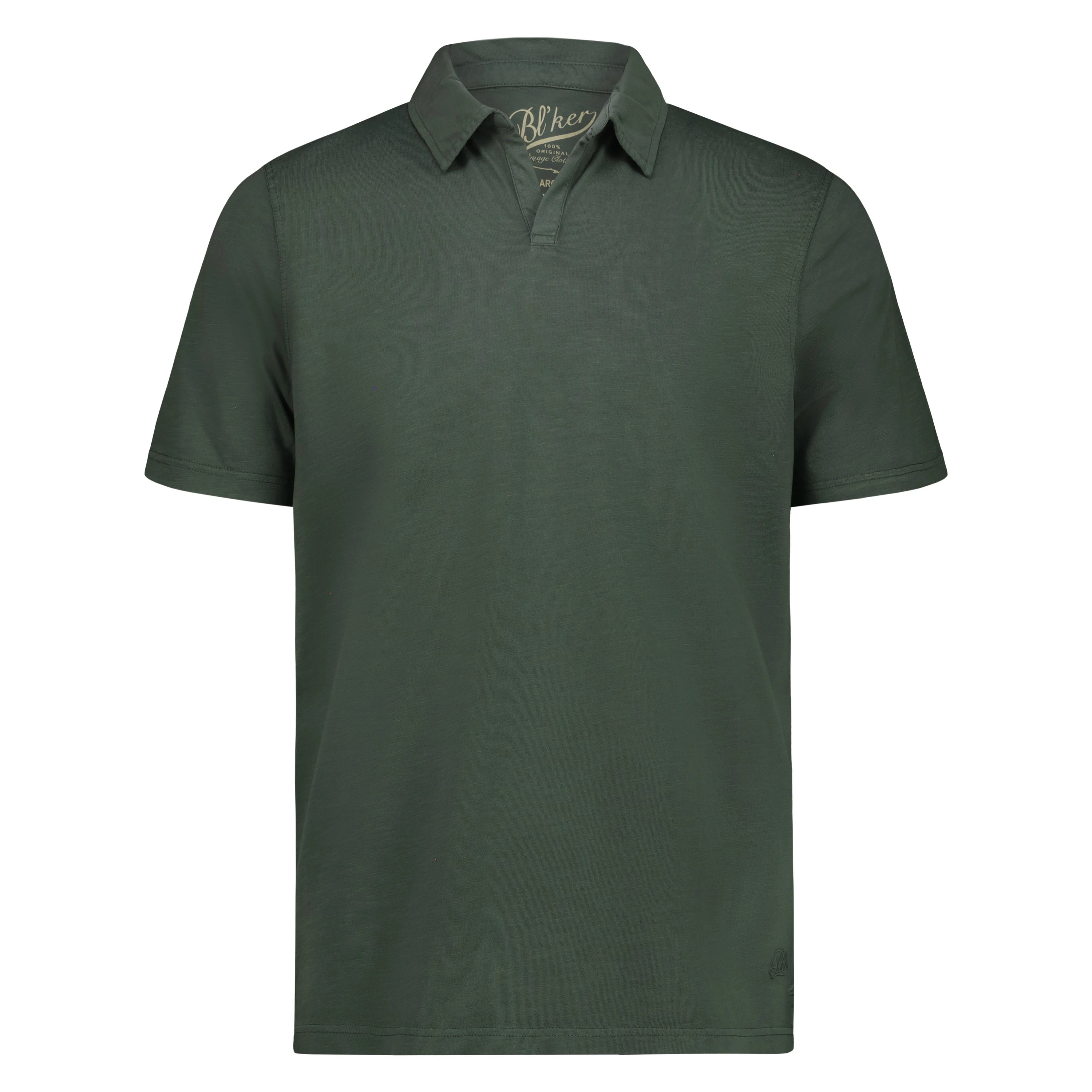 Polo Skipper Long Island in Jersey Fiammato (Green)