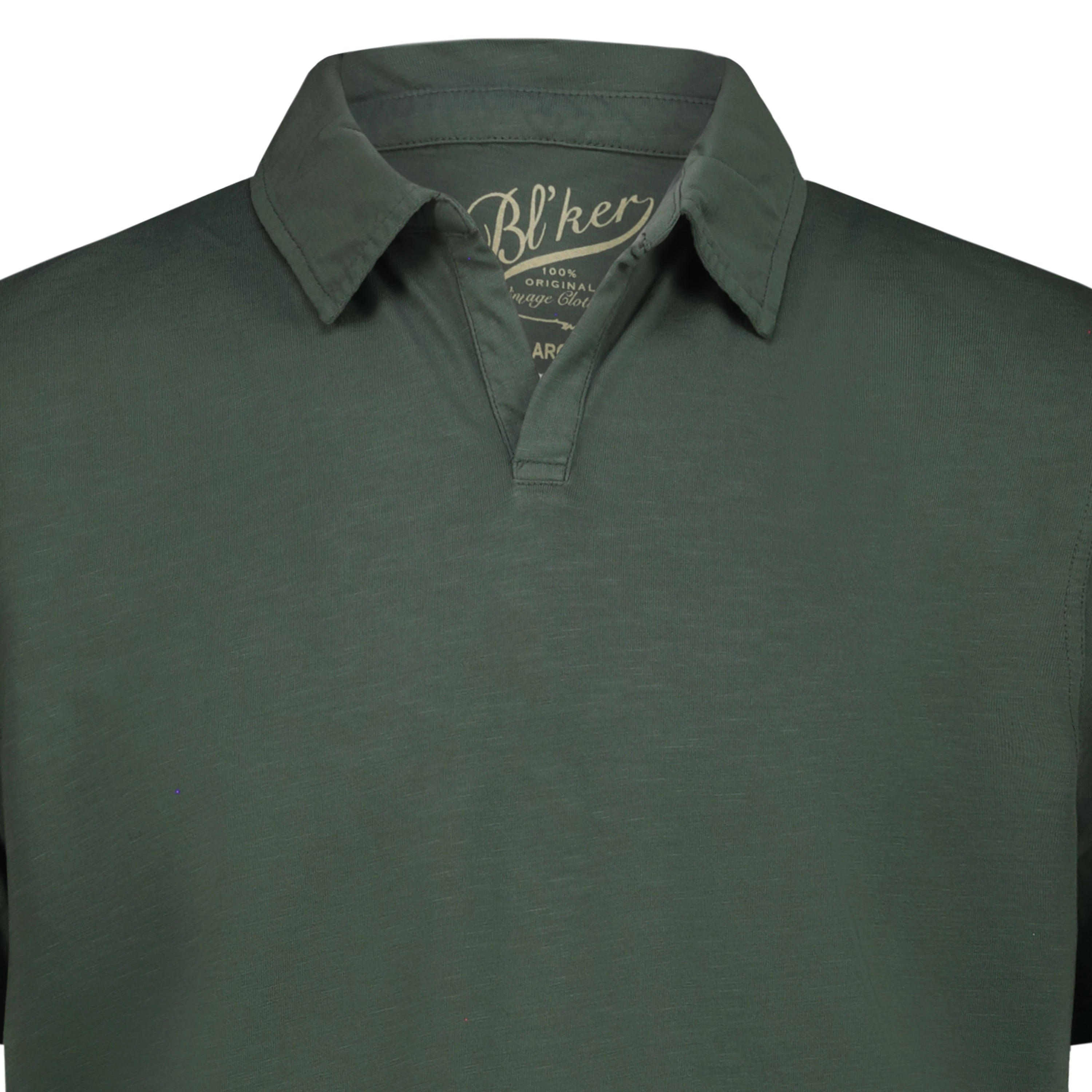 Polo Skipper Long Island in Jersey Fiammato (Green)