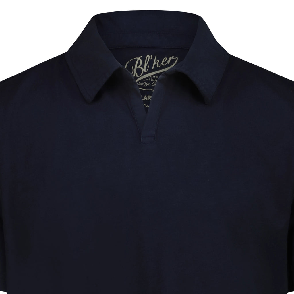 Polo Skipper Long Island in Jersey Fiammato (Navy)