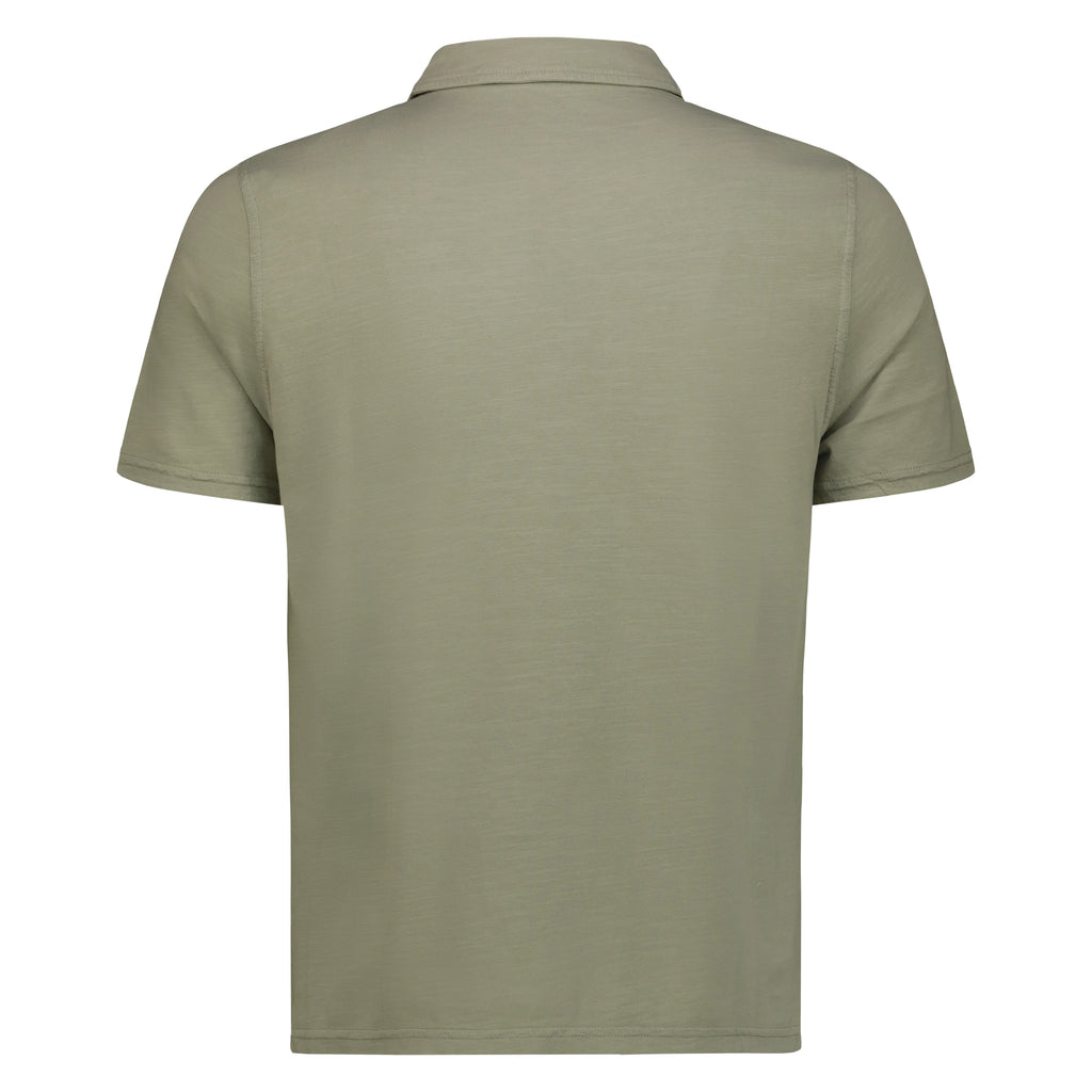 Polo Skipper Long Island in Jersey Fiammato (Sage)