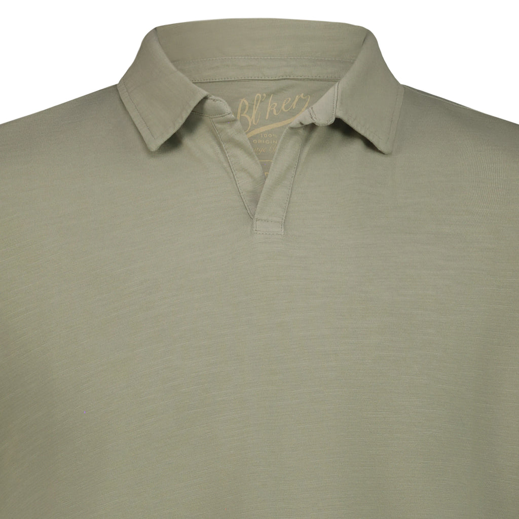 Polo Skipper Long Island in Jersey Fiammato (Sage)