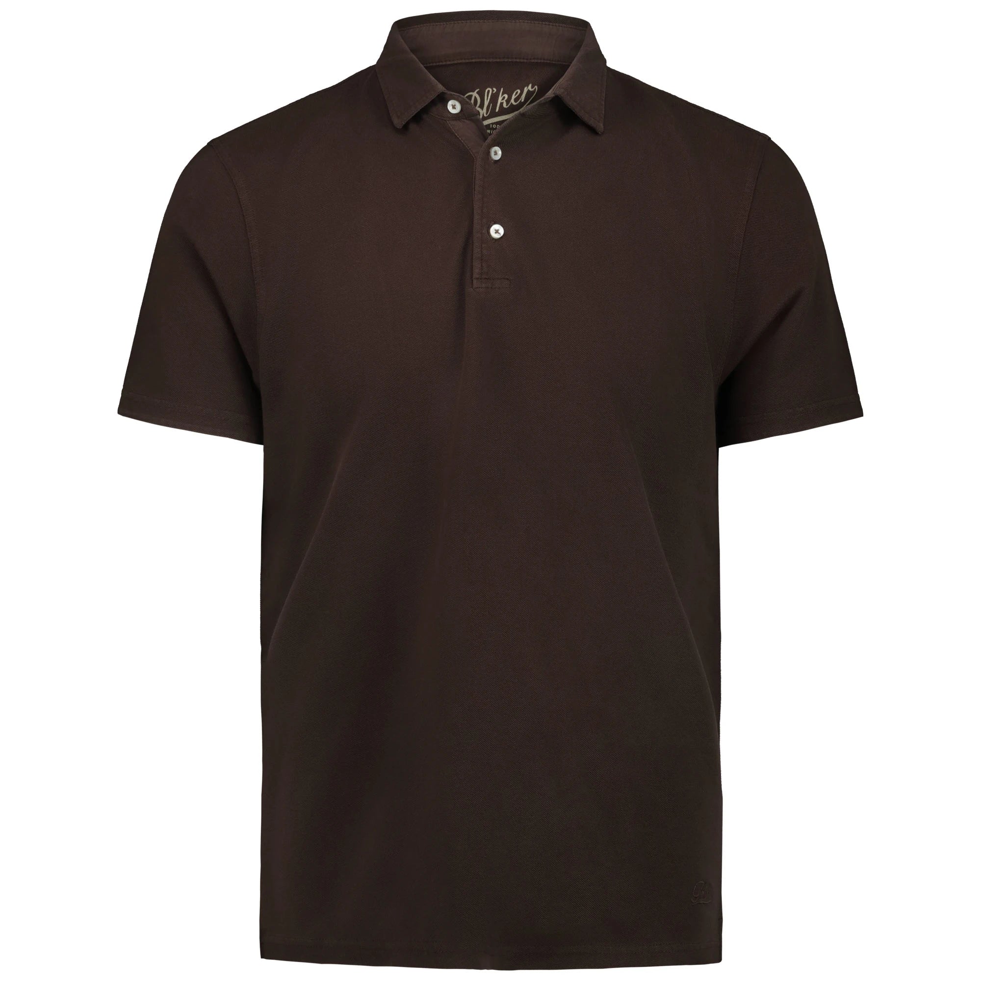 Polo Montauk in Piquet (Dark Brown)