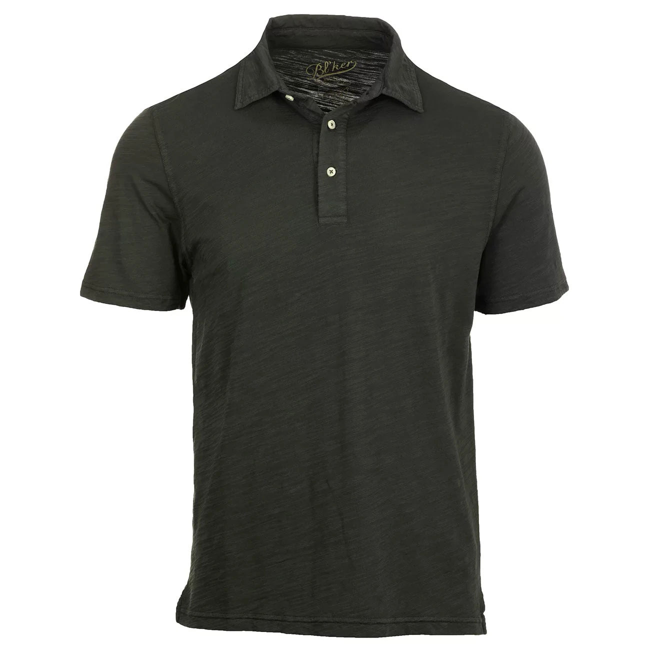 Polo Staten Island in Jersey Fiammato (Faded Black)