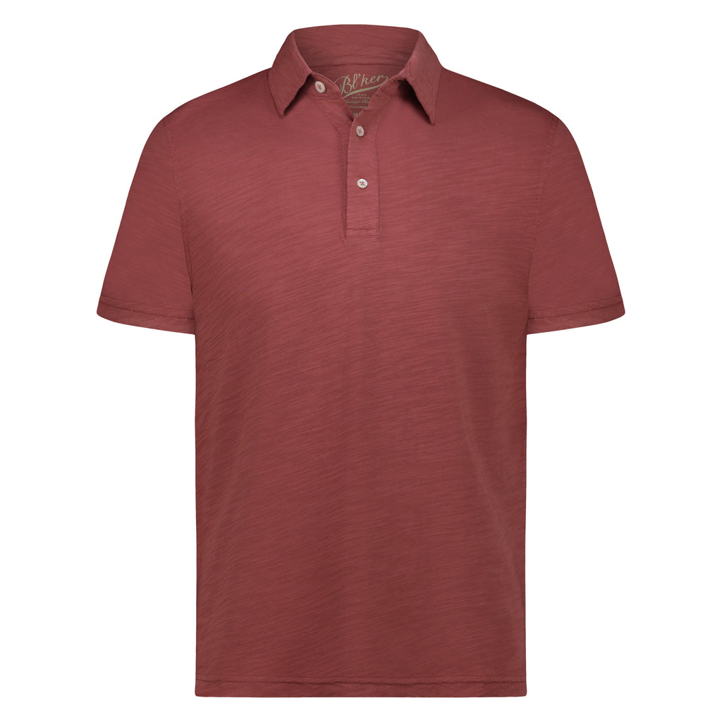 Polo Staten Island in Jersey Fiammato (Faded Red)