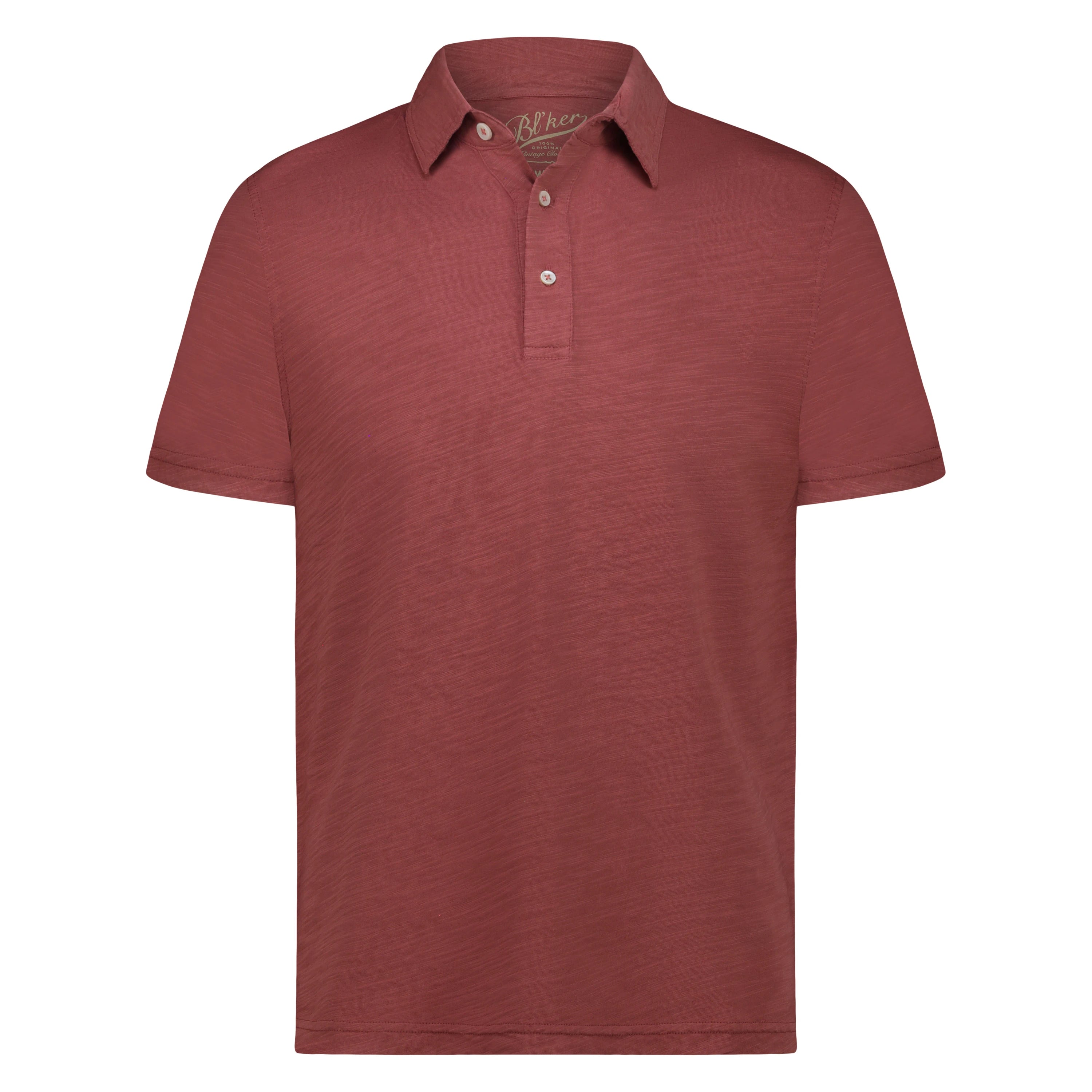 Polo Staten Island in Jersey Fiammato (Faded Red)