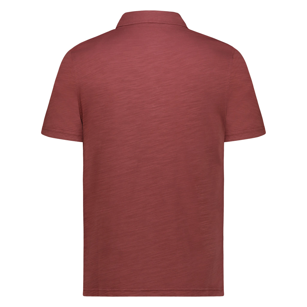 Polo Staten Island in Jersey Fiammato (Faded Red)