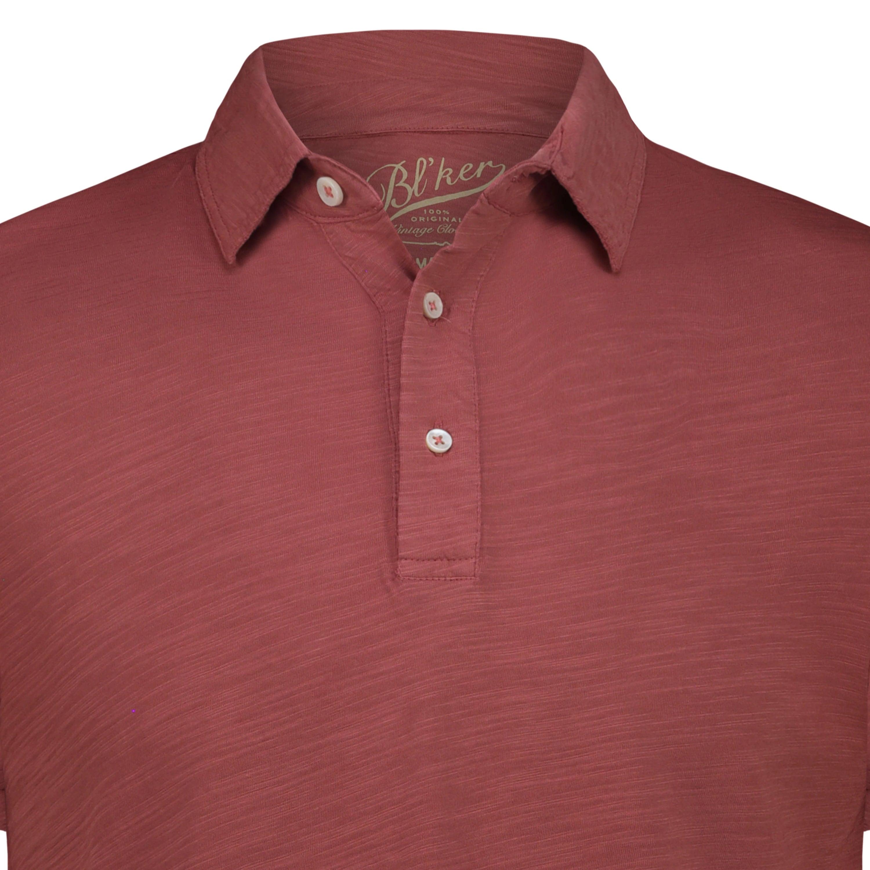 Polo Staten Island in Jersey Fiammato (Faded Red)