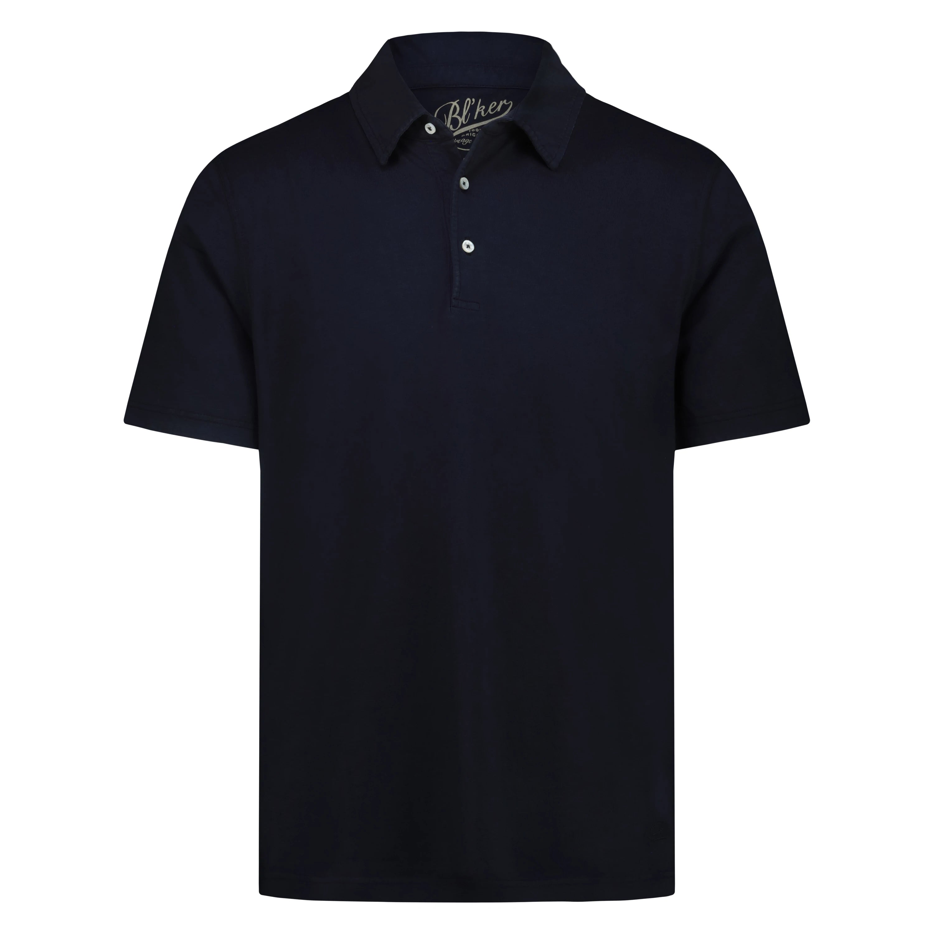 Polo Staten Island in Jersey Fiammato (Navy)