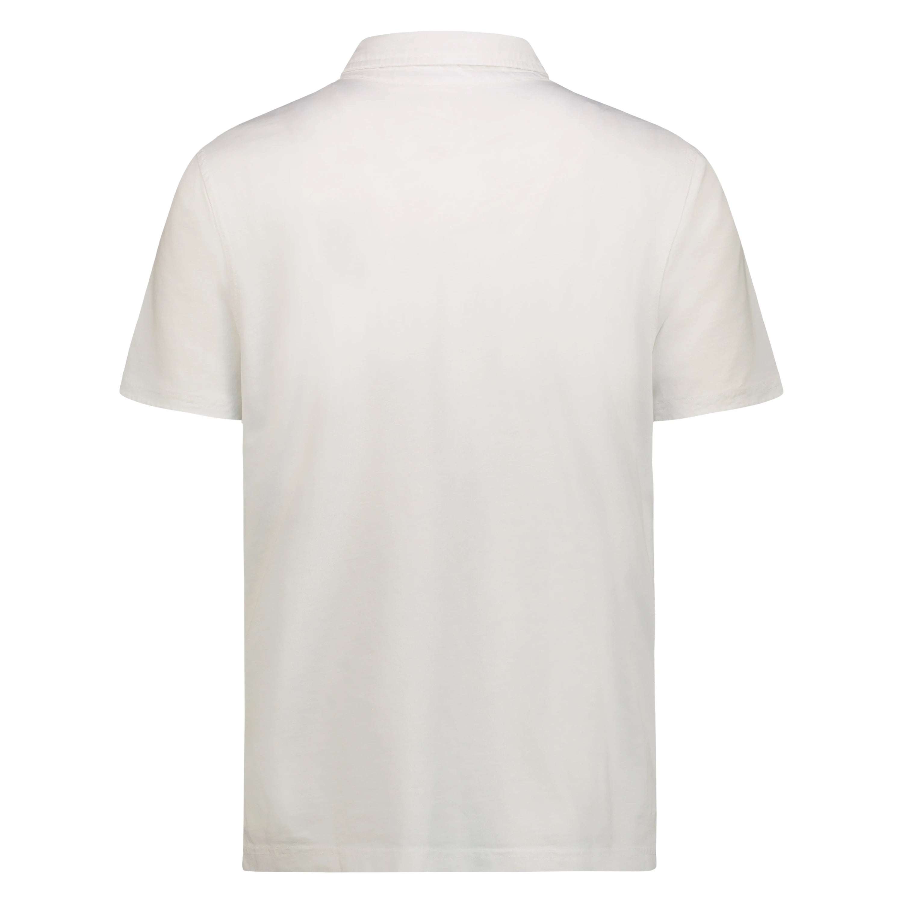 Polo Staten Island in Jersey Fiammato (White)