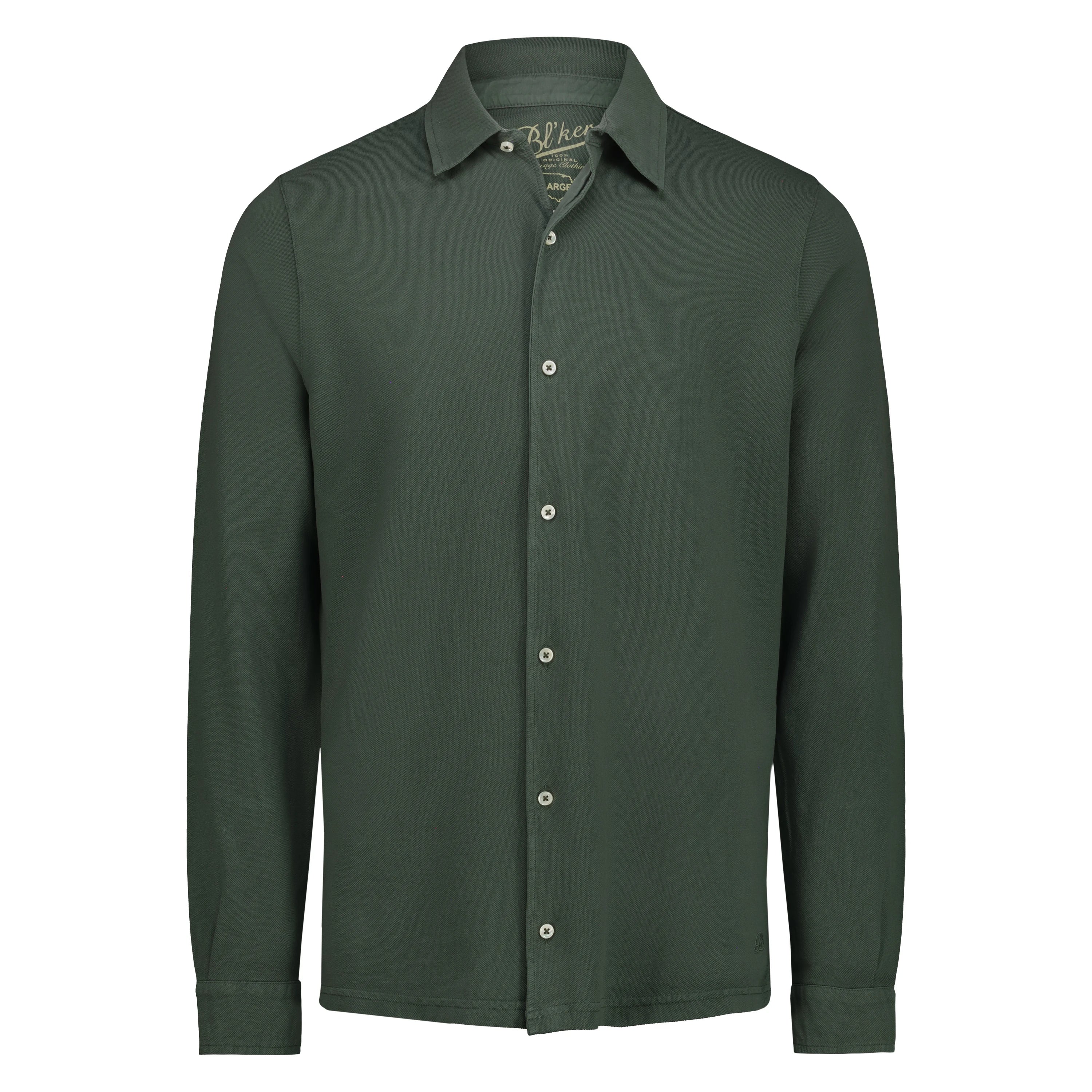Camicia Portland in Piquet (Green)