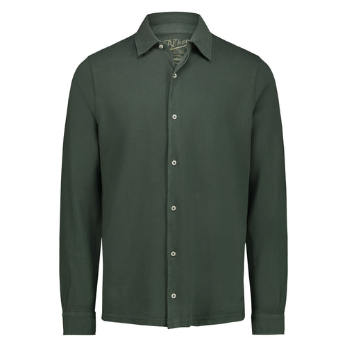 Camicia Portland in Piquet (Green)