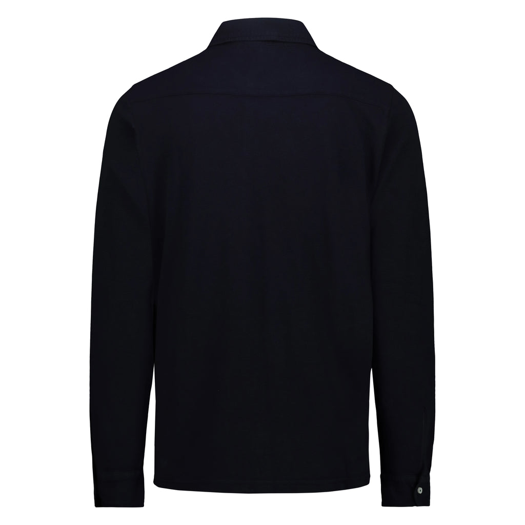 Camicia Portland in Piquet (Navy)