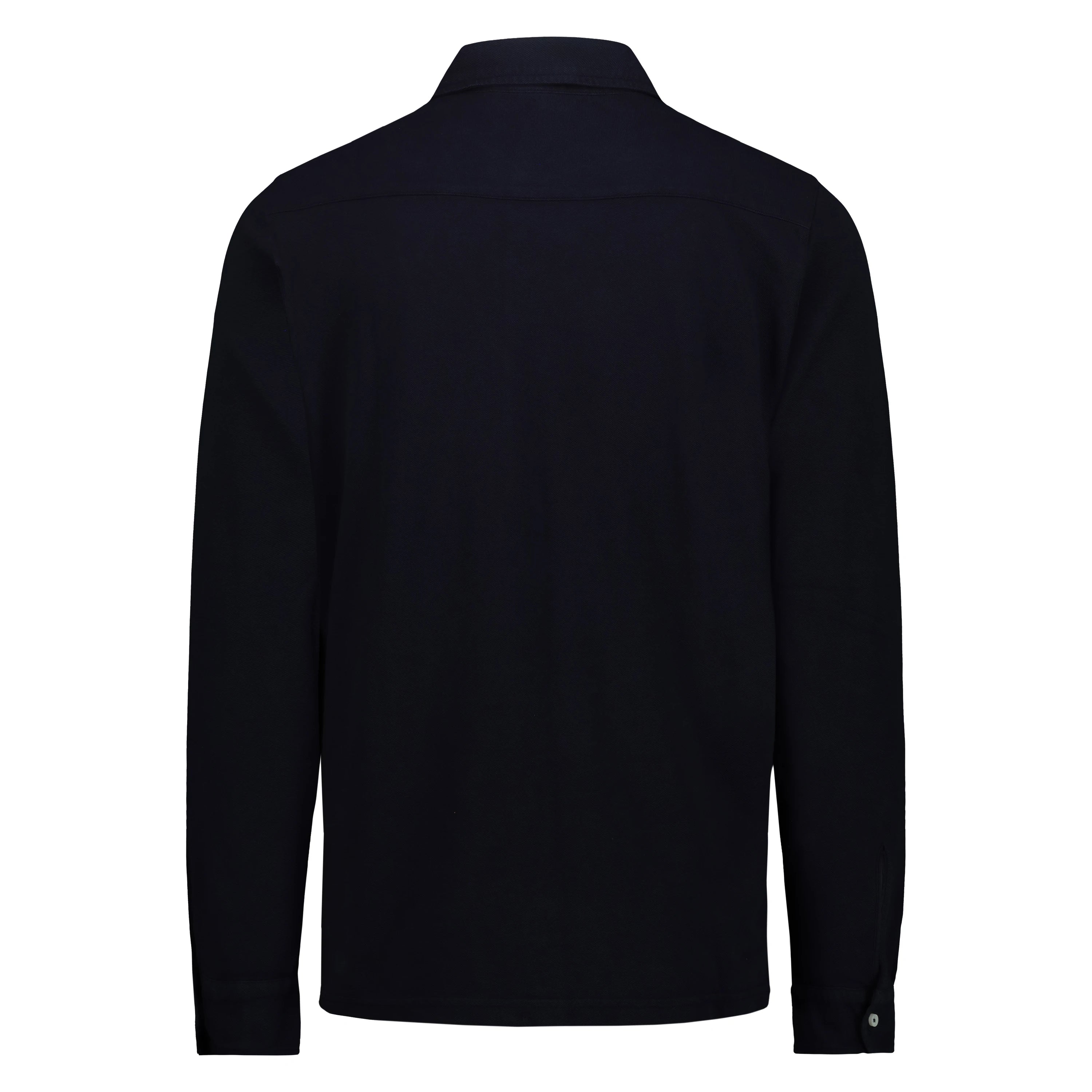 Camicia Portland in Piquet (Navy)