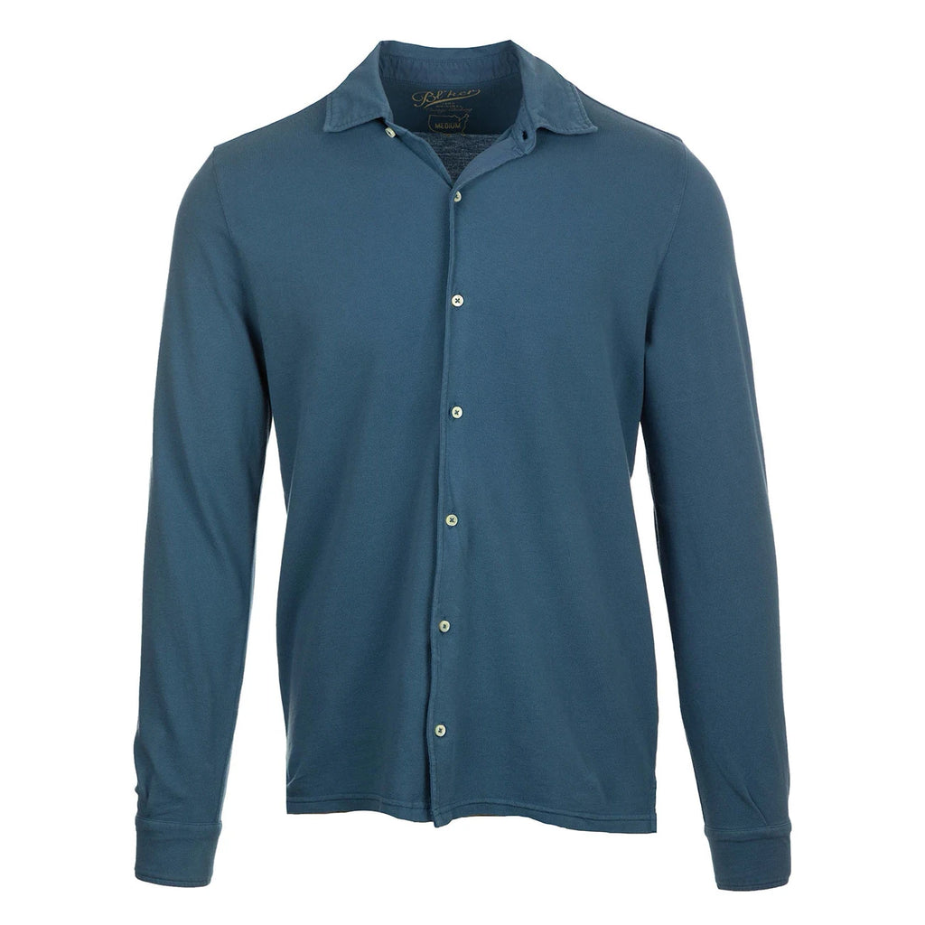 Camicia Portland in Piquet (Royal)