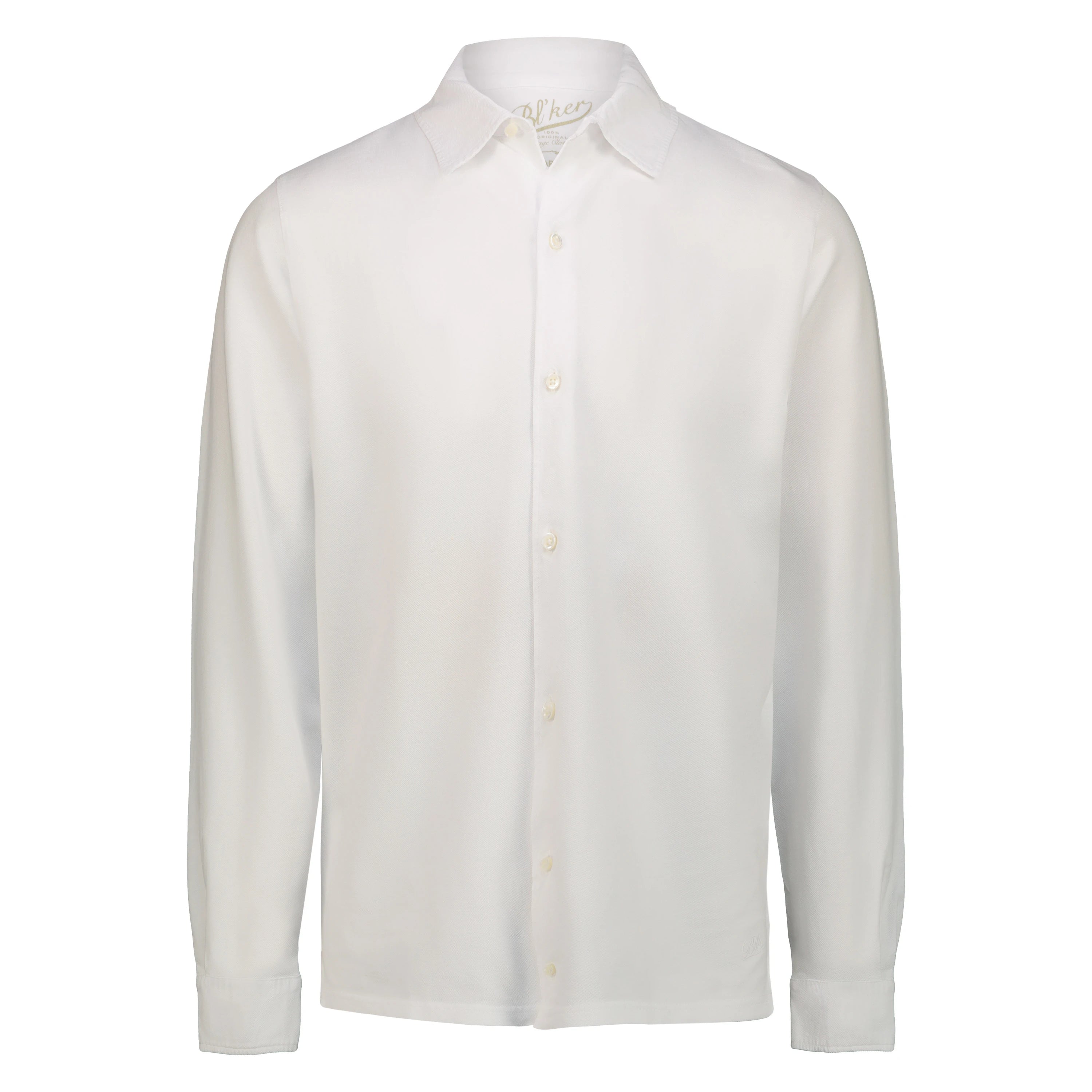 Camicia Portland in Piquet (White)
