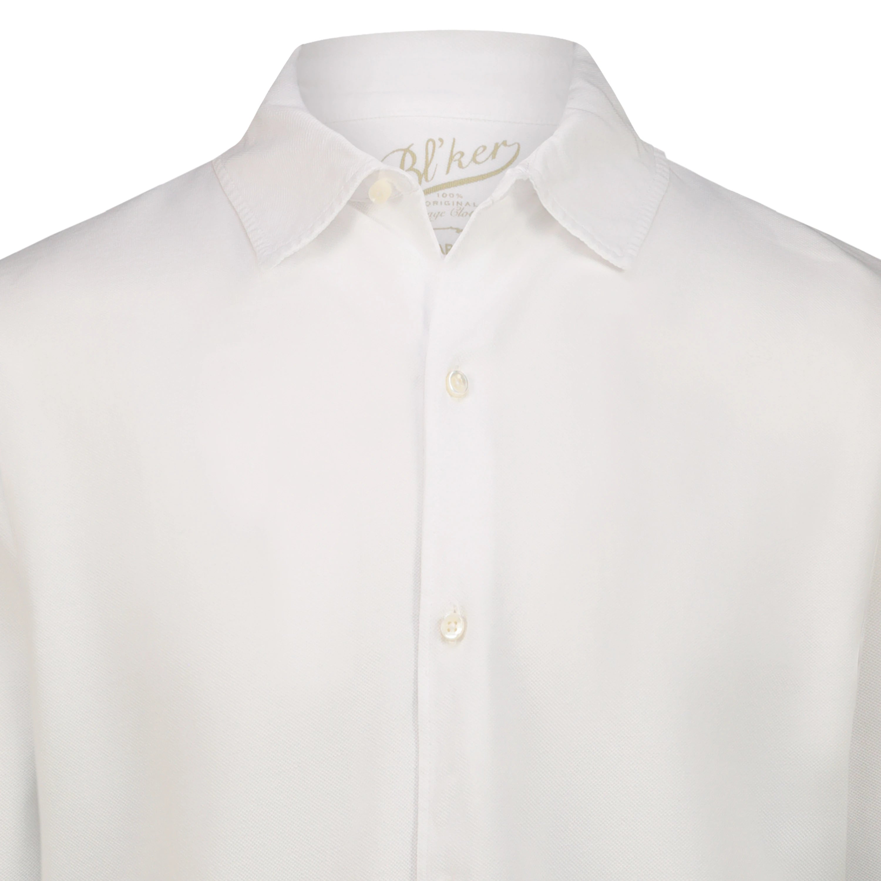 Camicia Portland in Piquet (White)