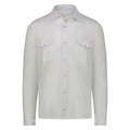 Camicia Western El Paso in Jersey Fiammato (White)
