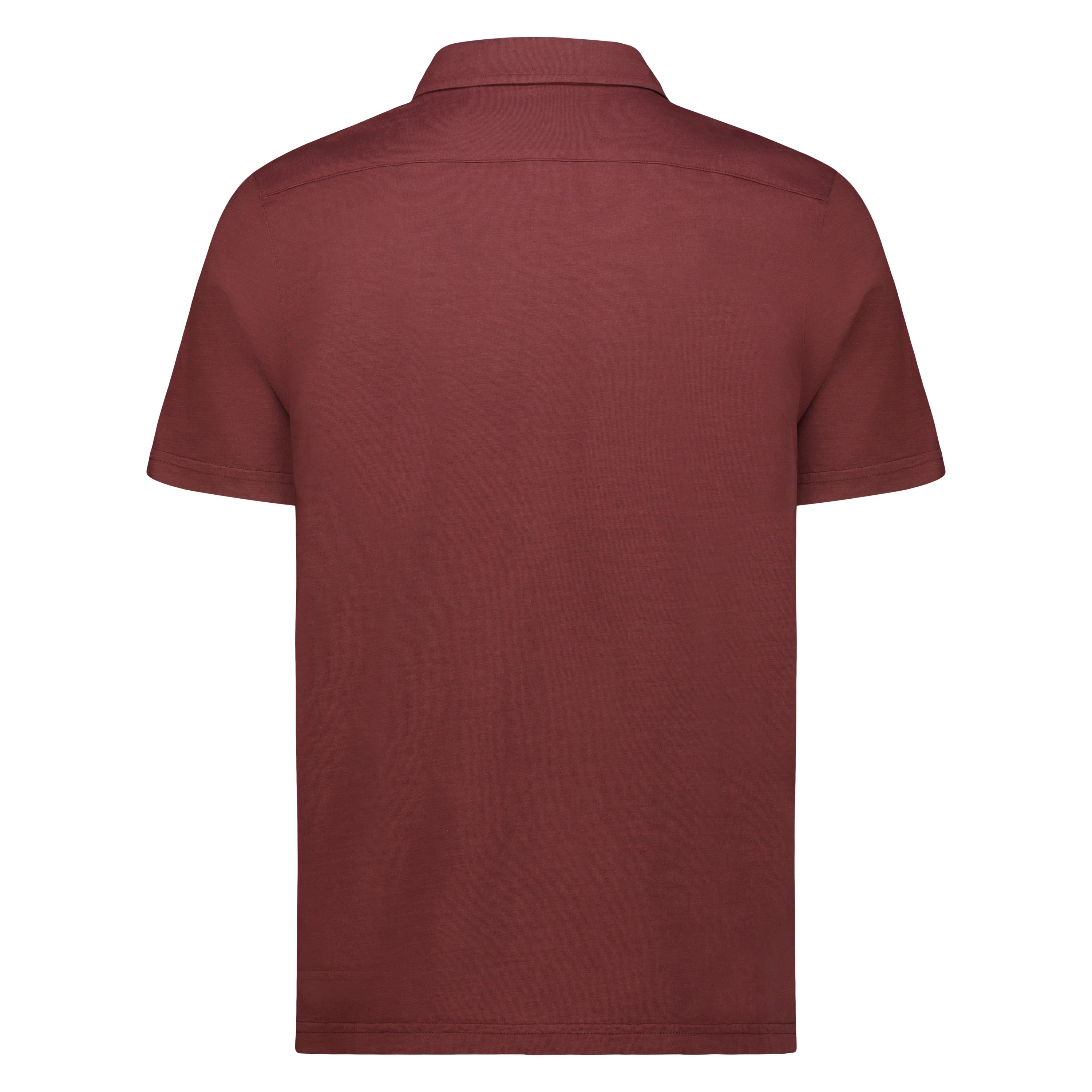 Camicia Nassau in Jersey Fiammato (Bordeaux)