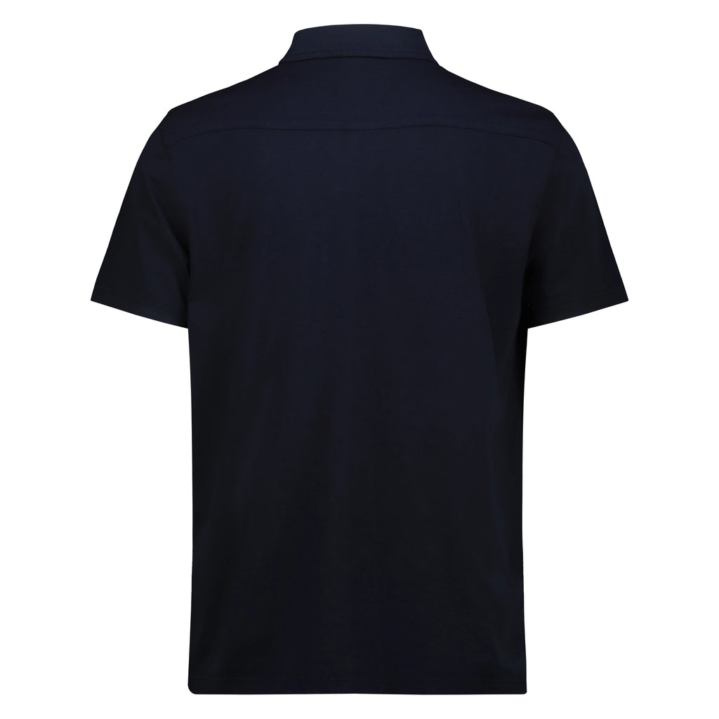Camicia Nassau in Jersey Fiammato (Navy)