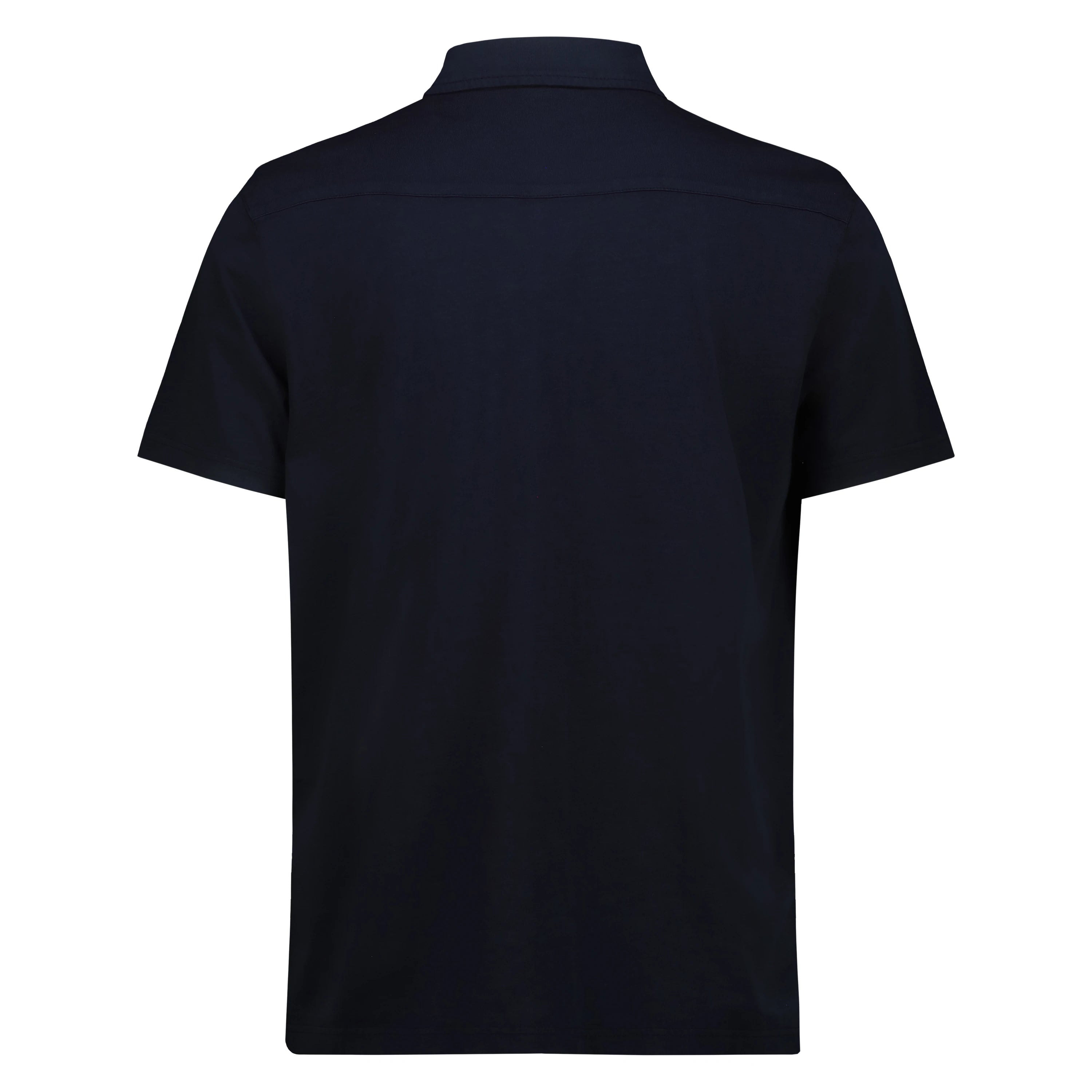 Camicia Nassau in Jersey Fiammato (Navy)